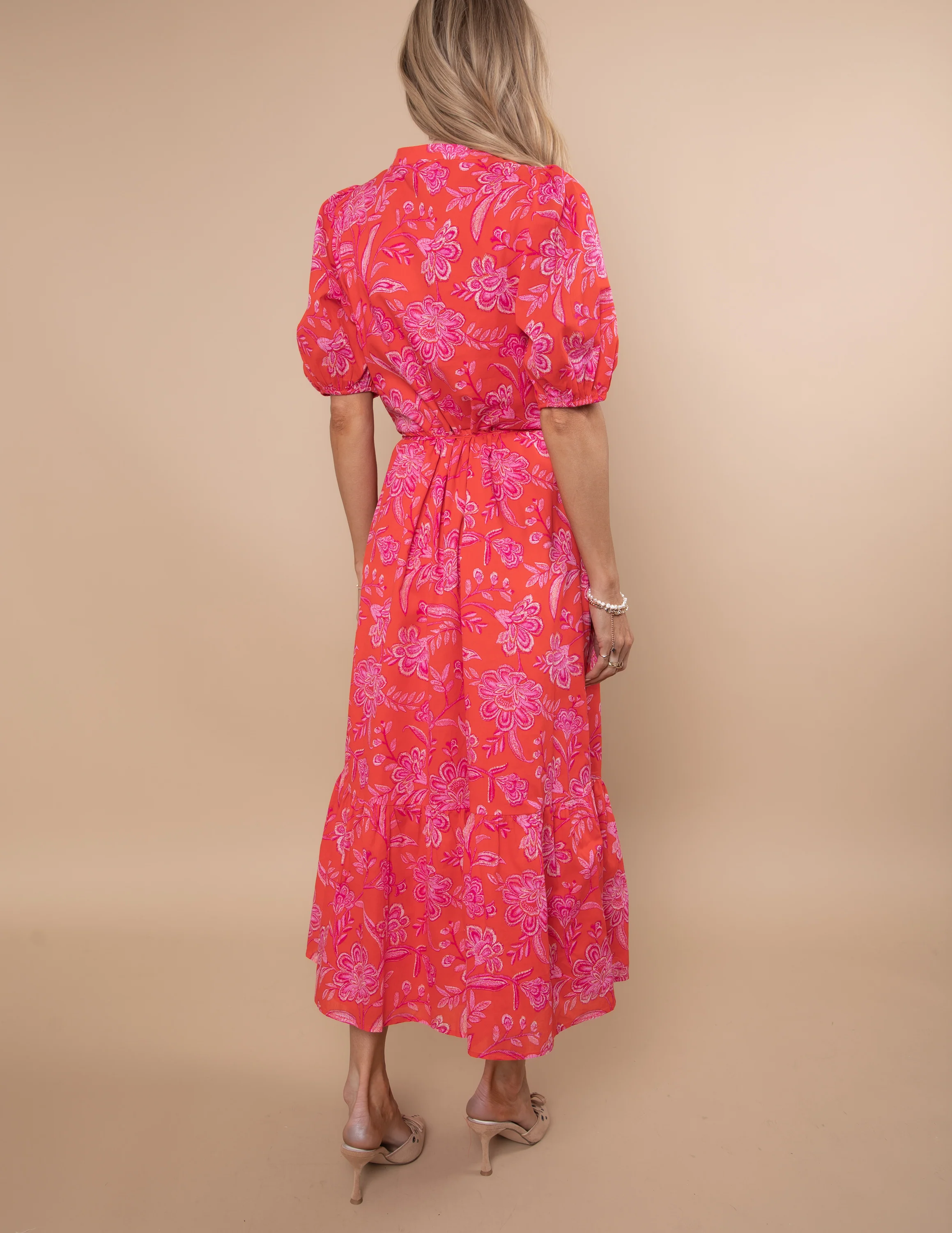 Aria Floral Midi Dress - Image 5