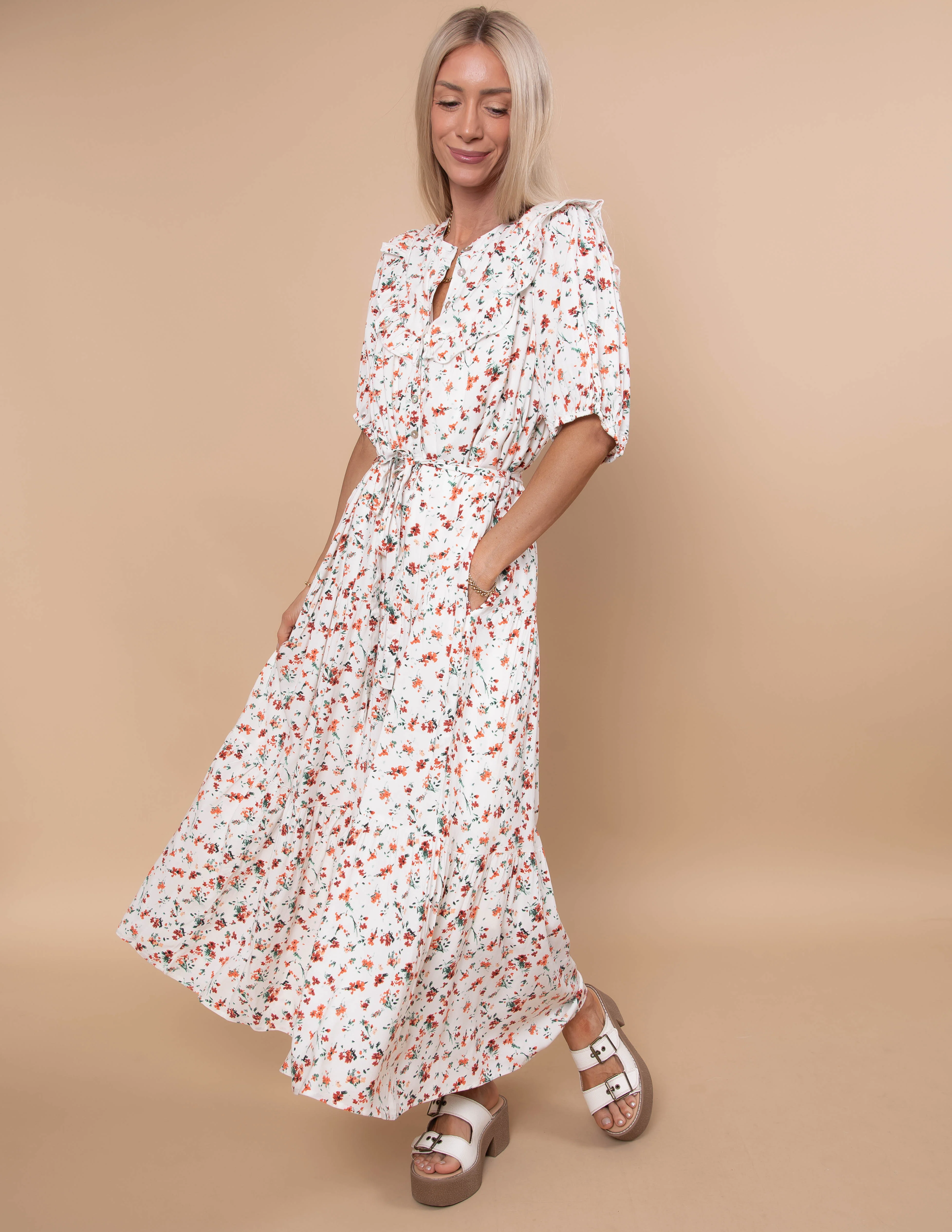 Bloom Belle Ruffle Dress - Image 2