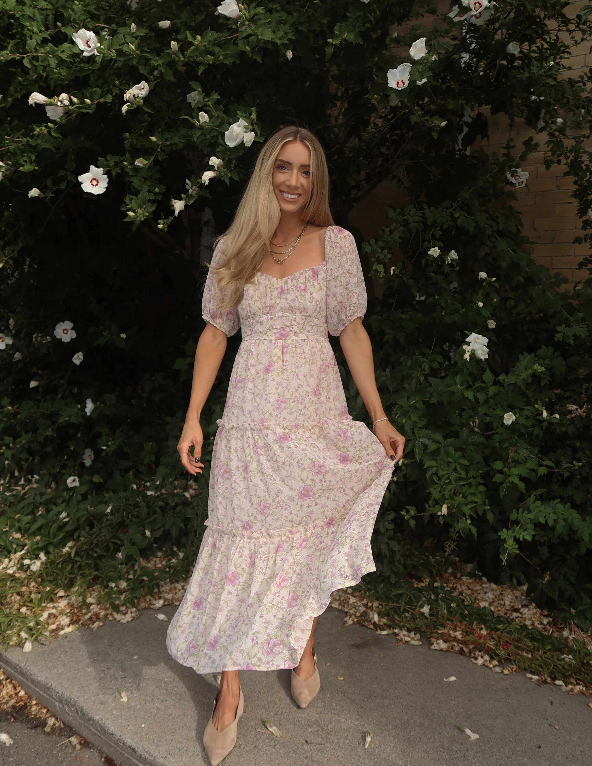 Blush Daydream Floral Dress - Image 2