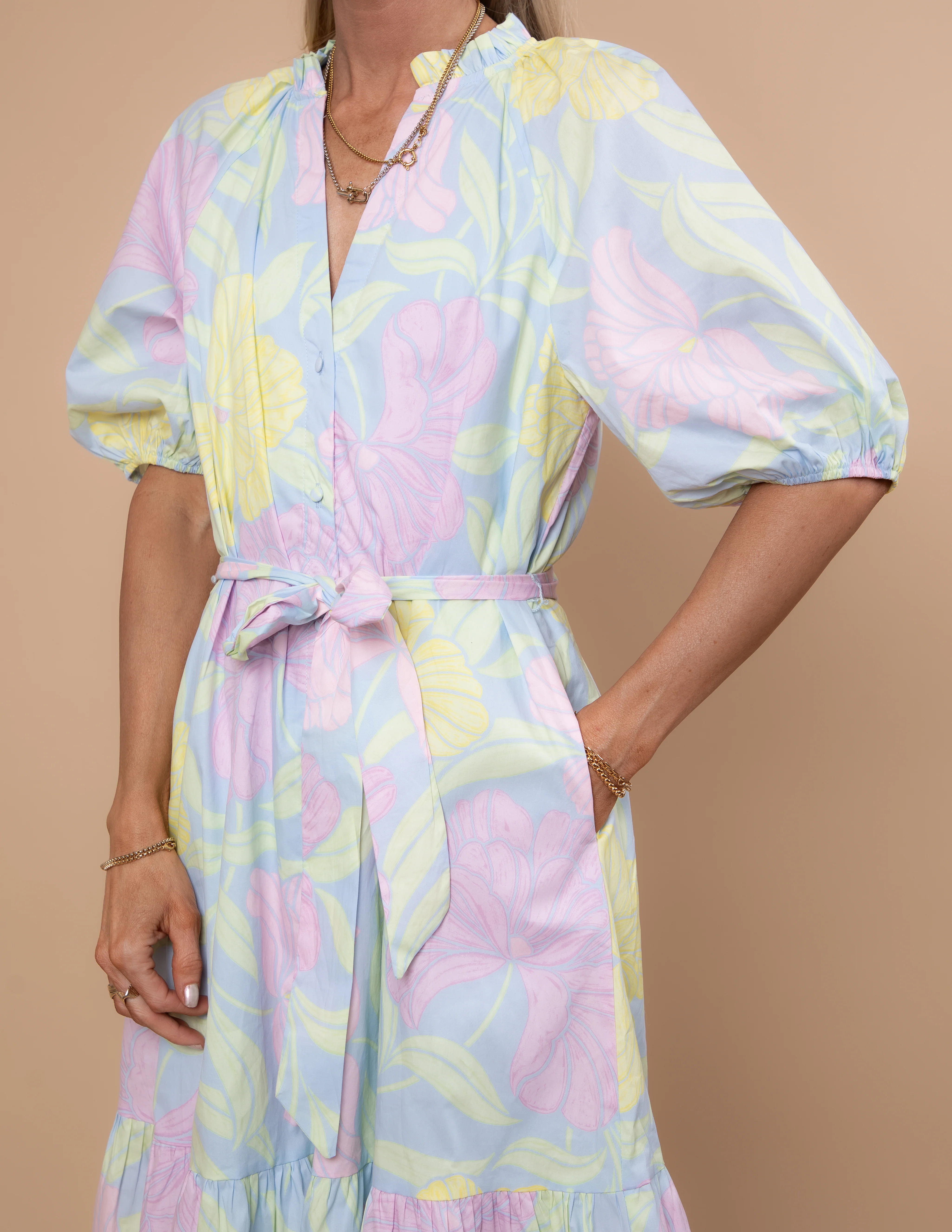 Brisa Floral Midi Dress - Image 3