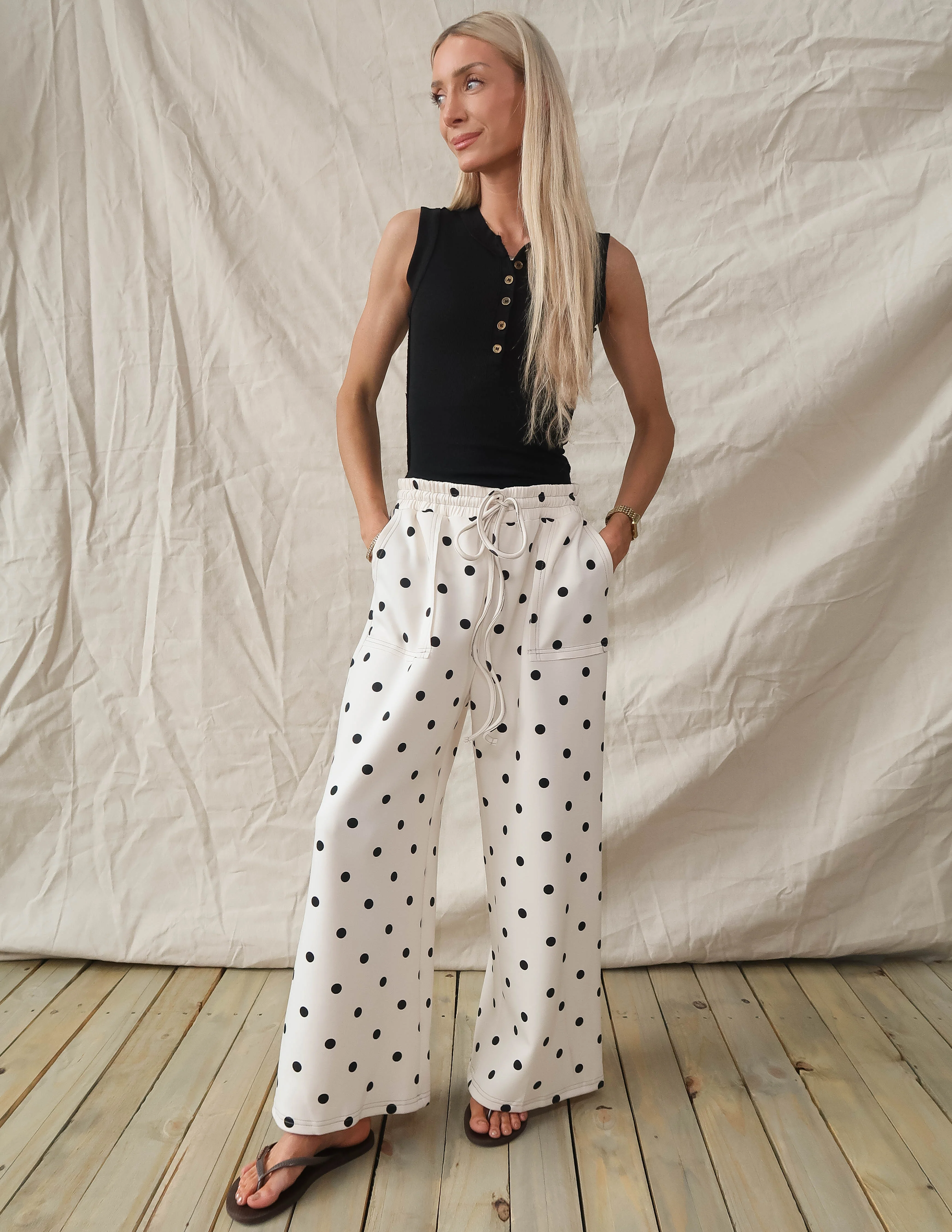 Cambria Polka Dot Pants - Image 4