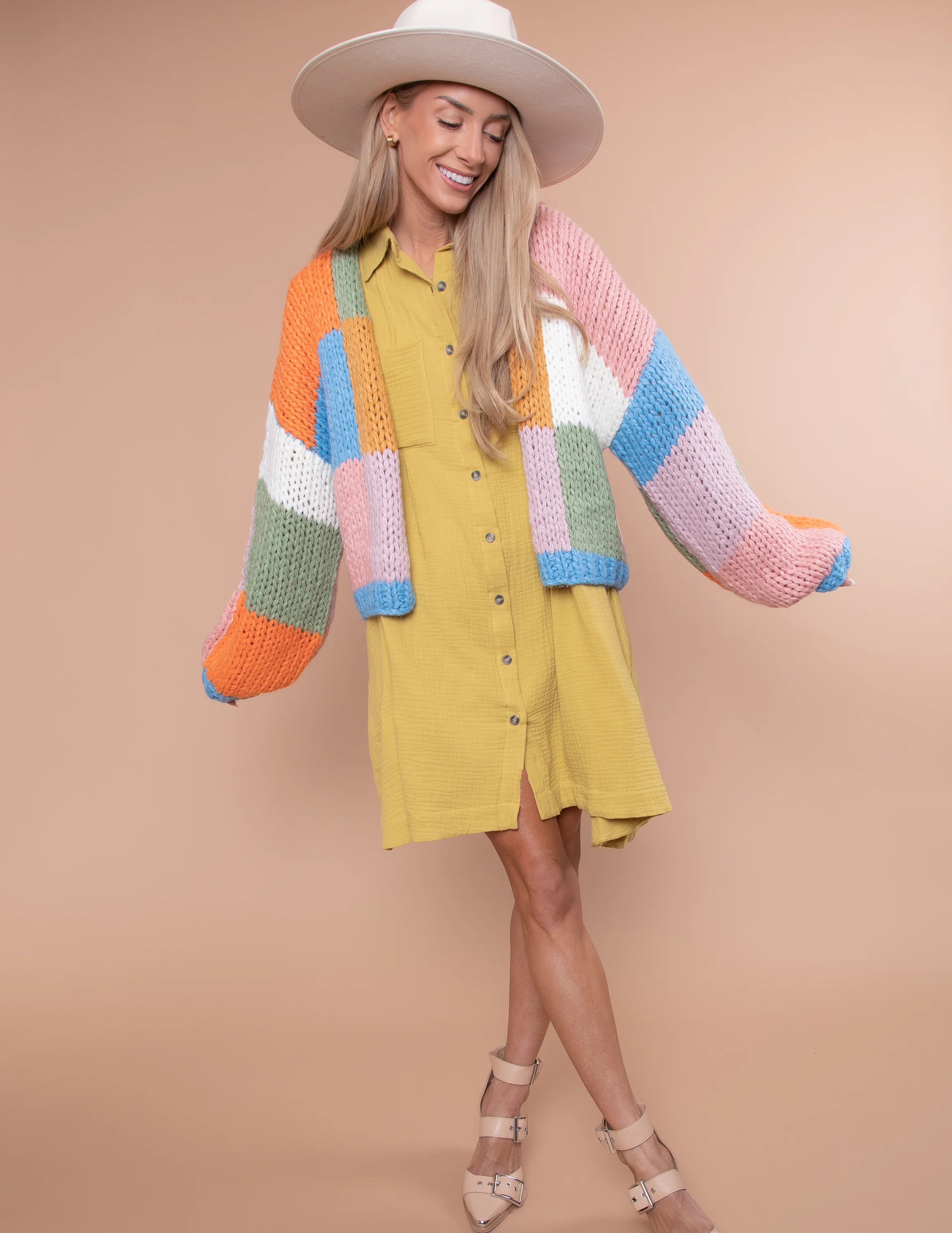 Catalina Color Block Cardigan - Image 2