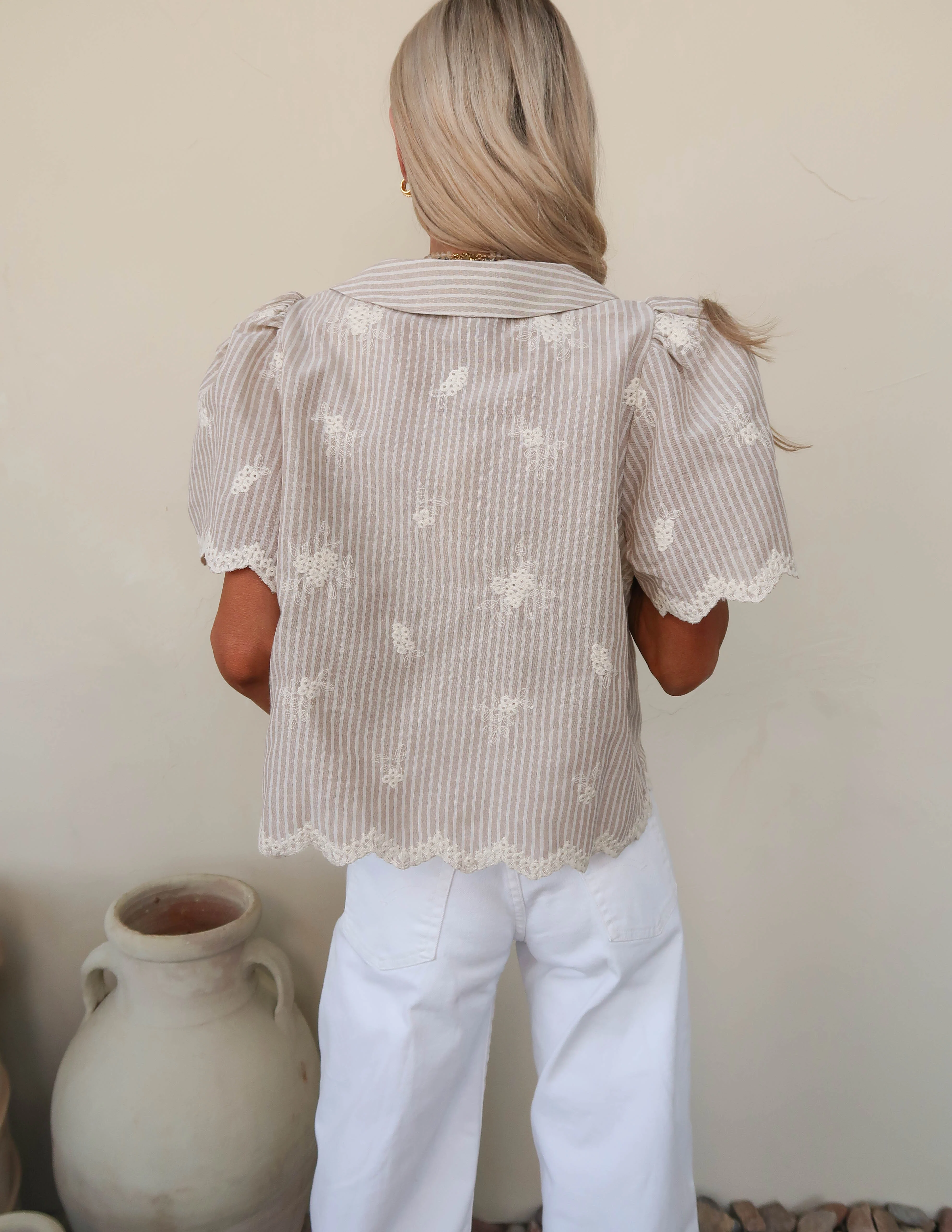 Cottage Bloom Embroidered Top - Image 5