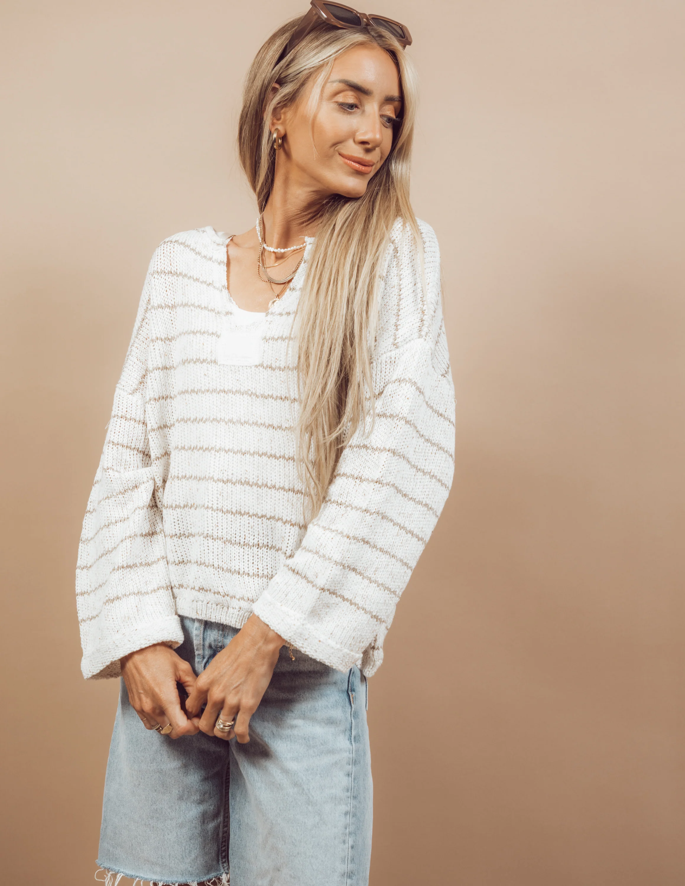 Delfina Striped Sweater - Image 3