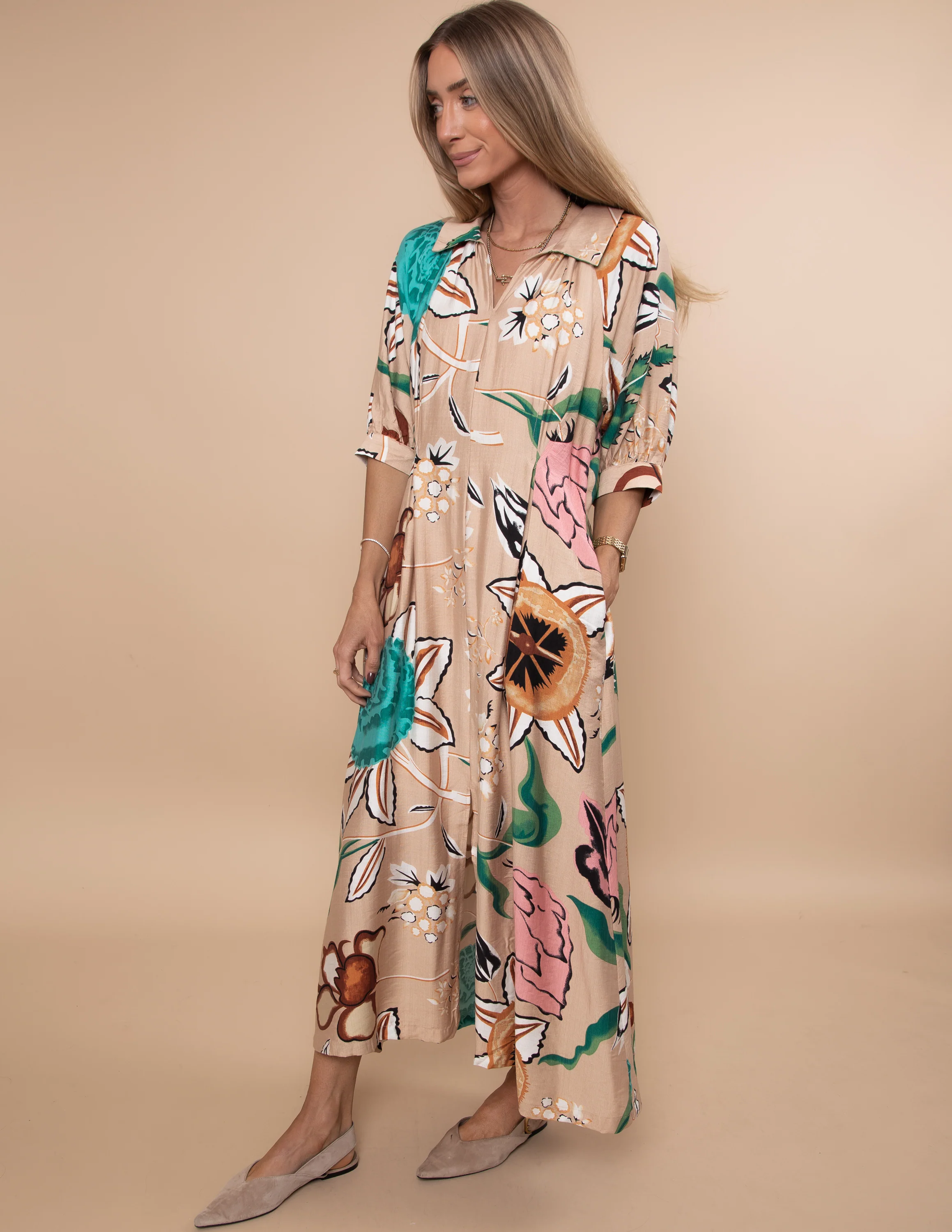 Desert Garden Midi Dress - Image 11