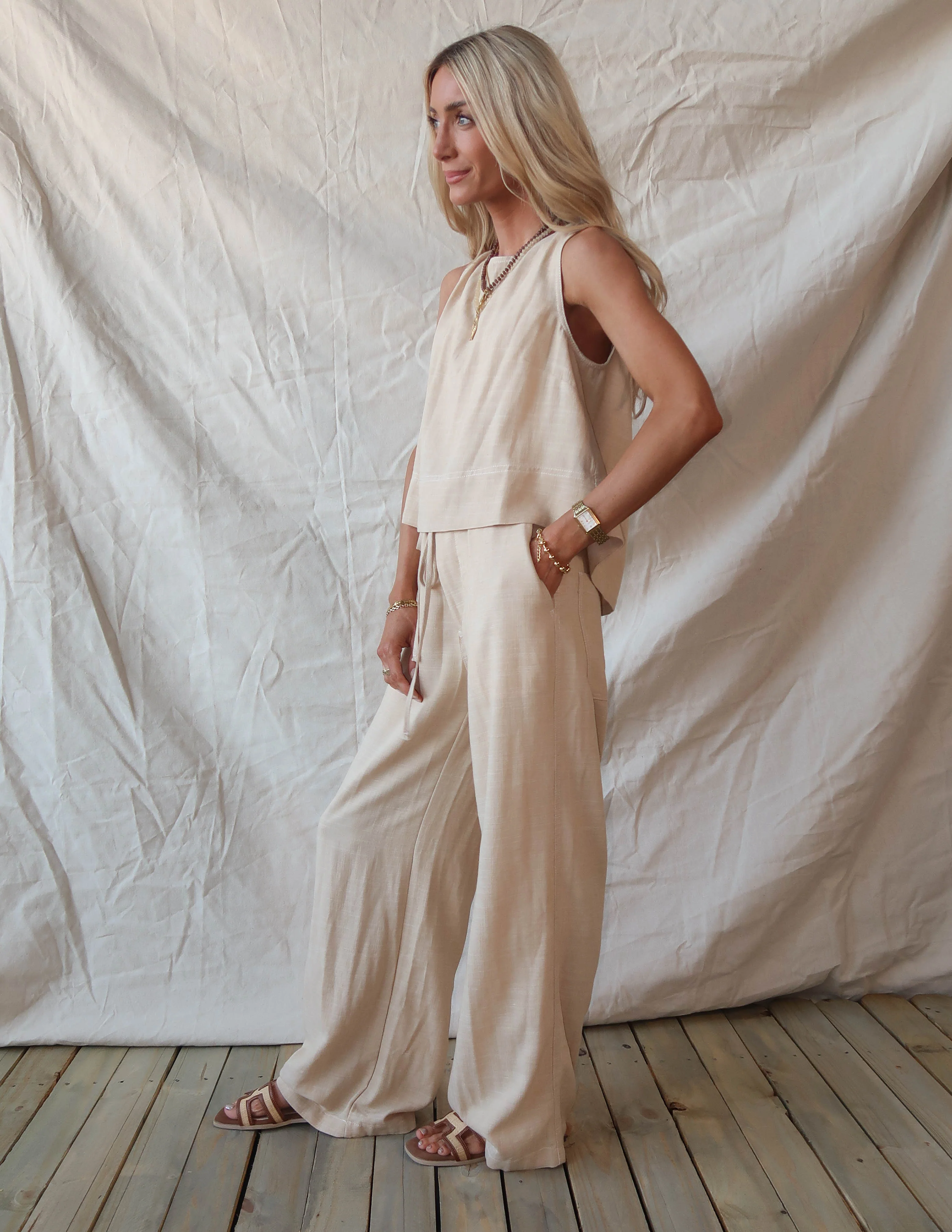 Dylan Linen Tank - Image 3