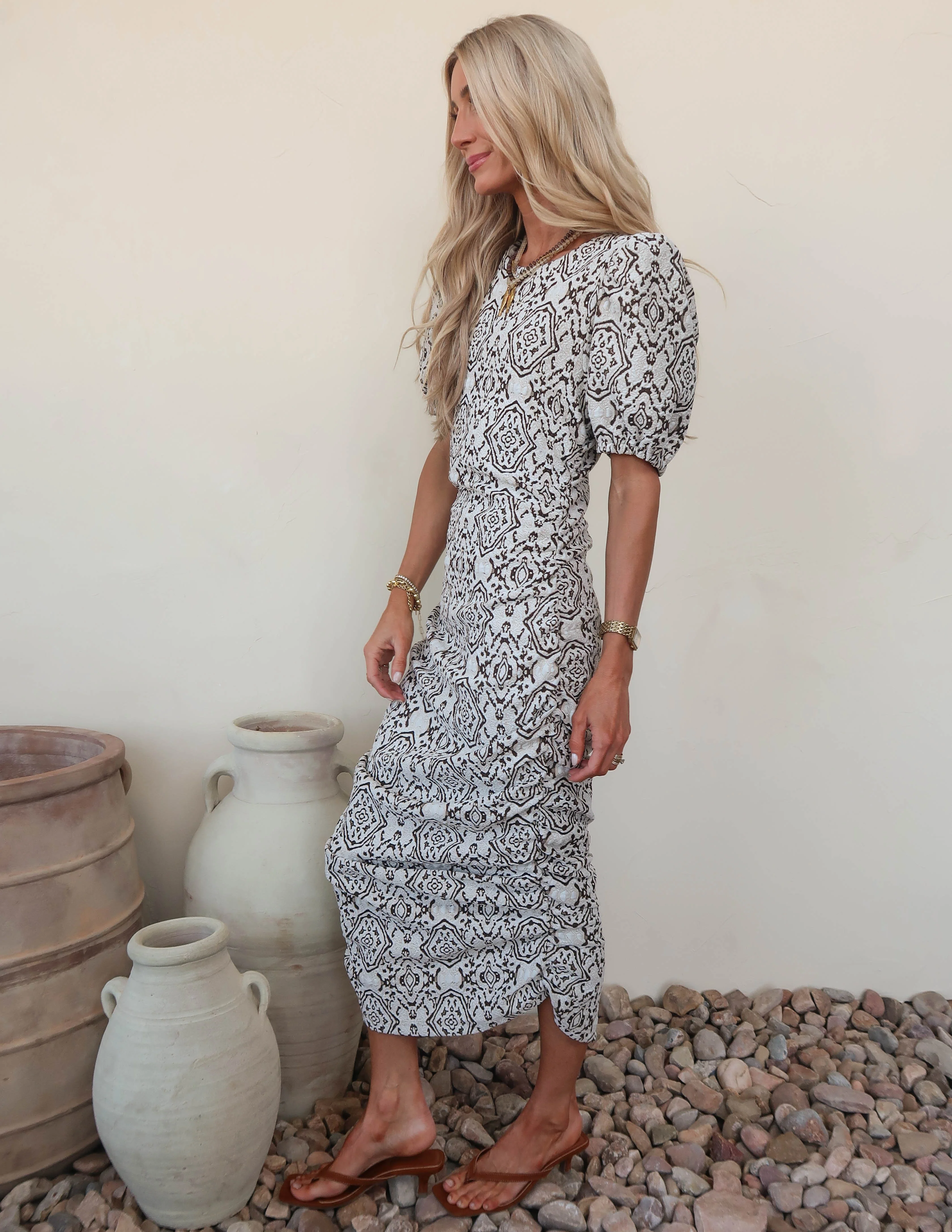 Etta Printed Dress - Image 3