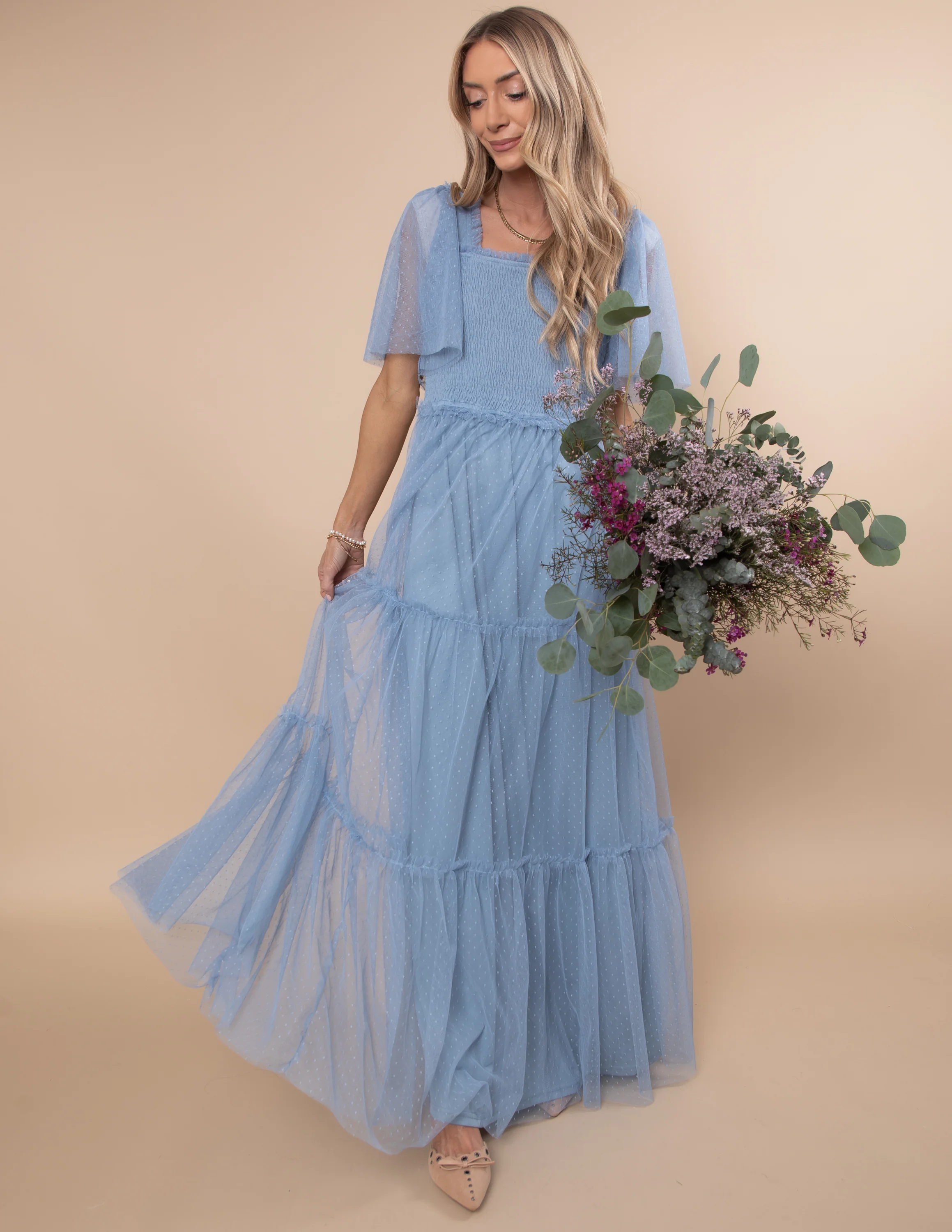Gwenyth Mesh Maxi Dress - Image 12