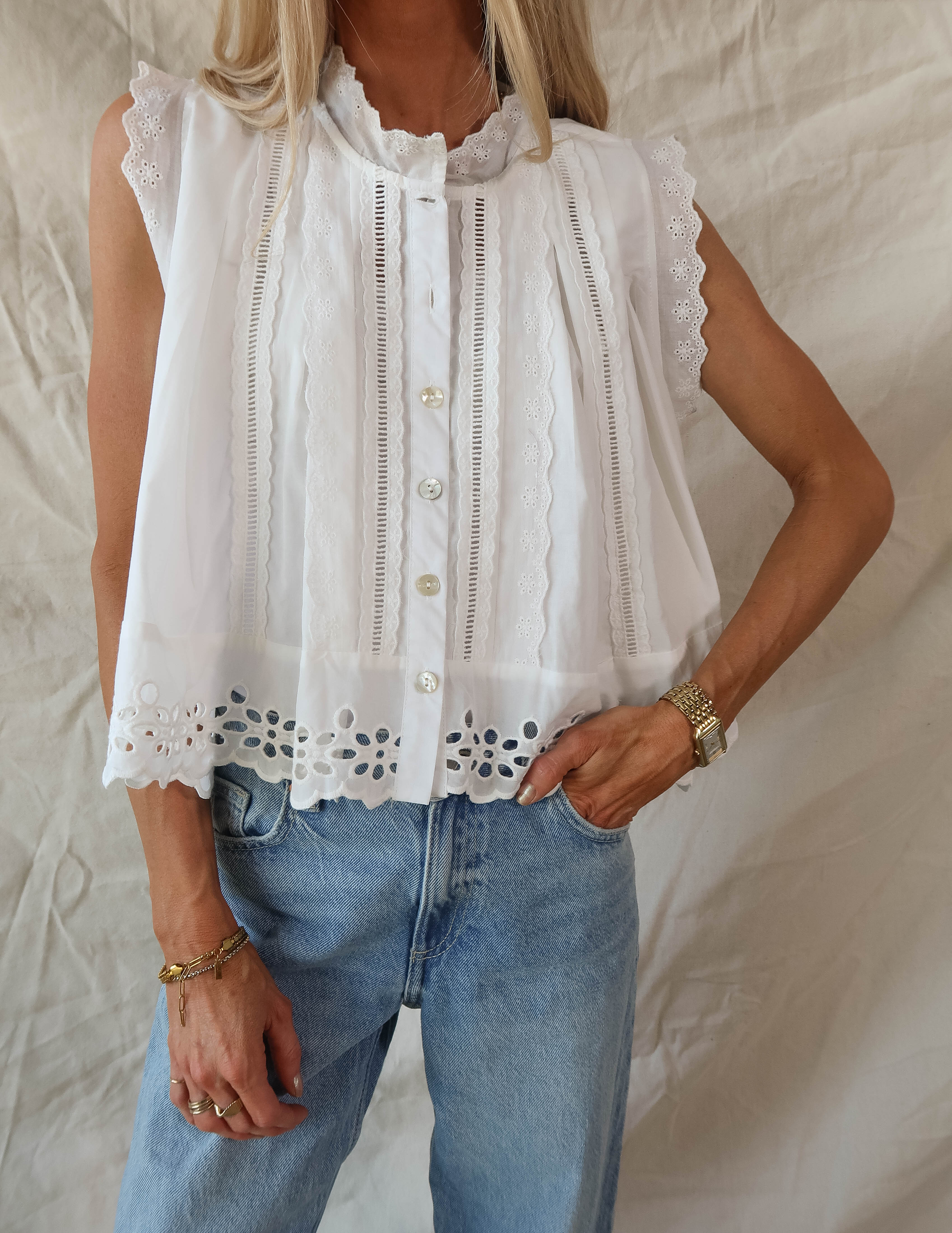 Isla Lace Tank - Image 2