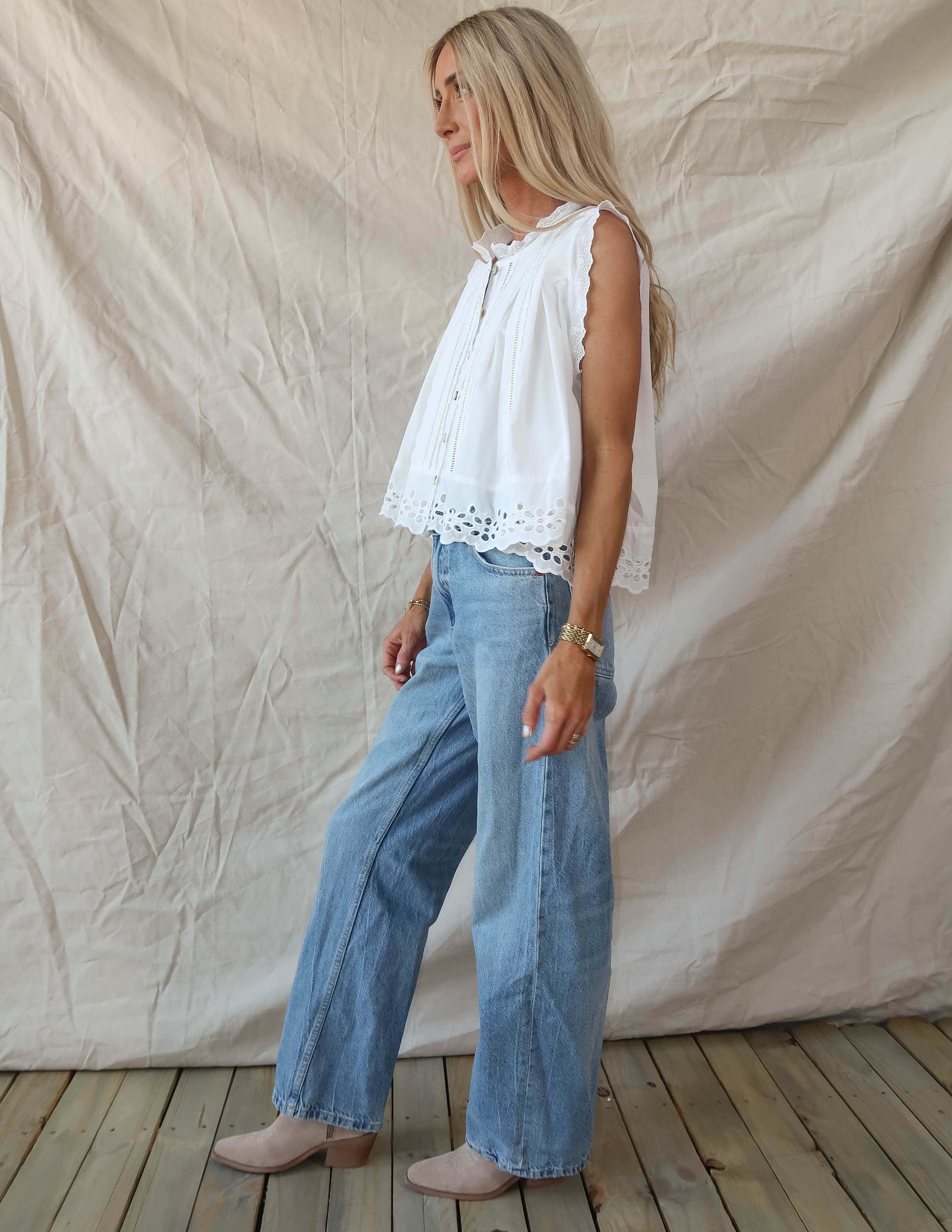 Isla Lace Tank - Image 4