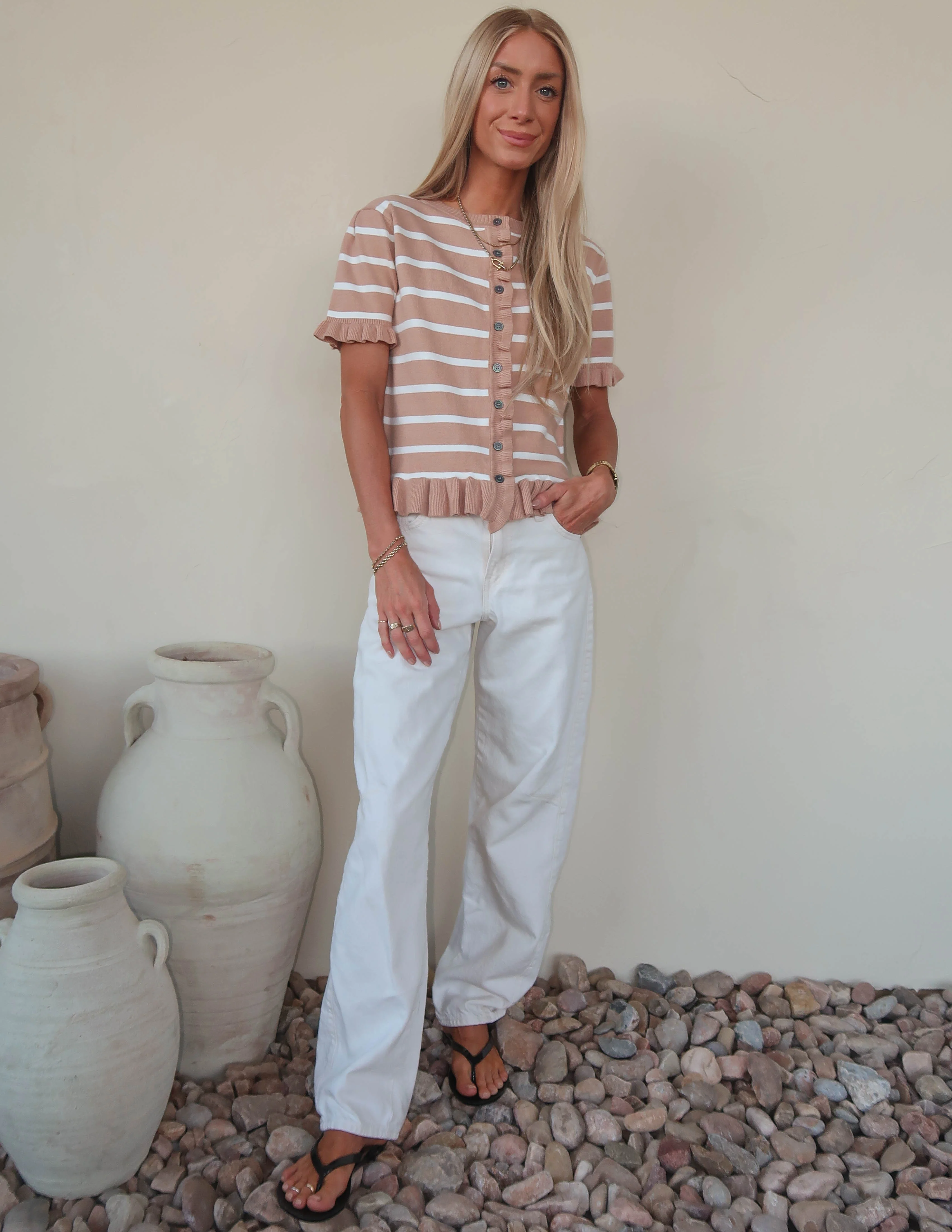 Jeselle Striped Cardigan - Image 2
