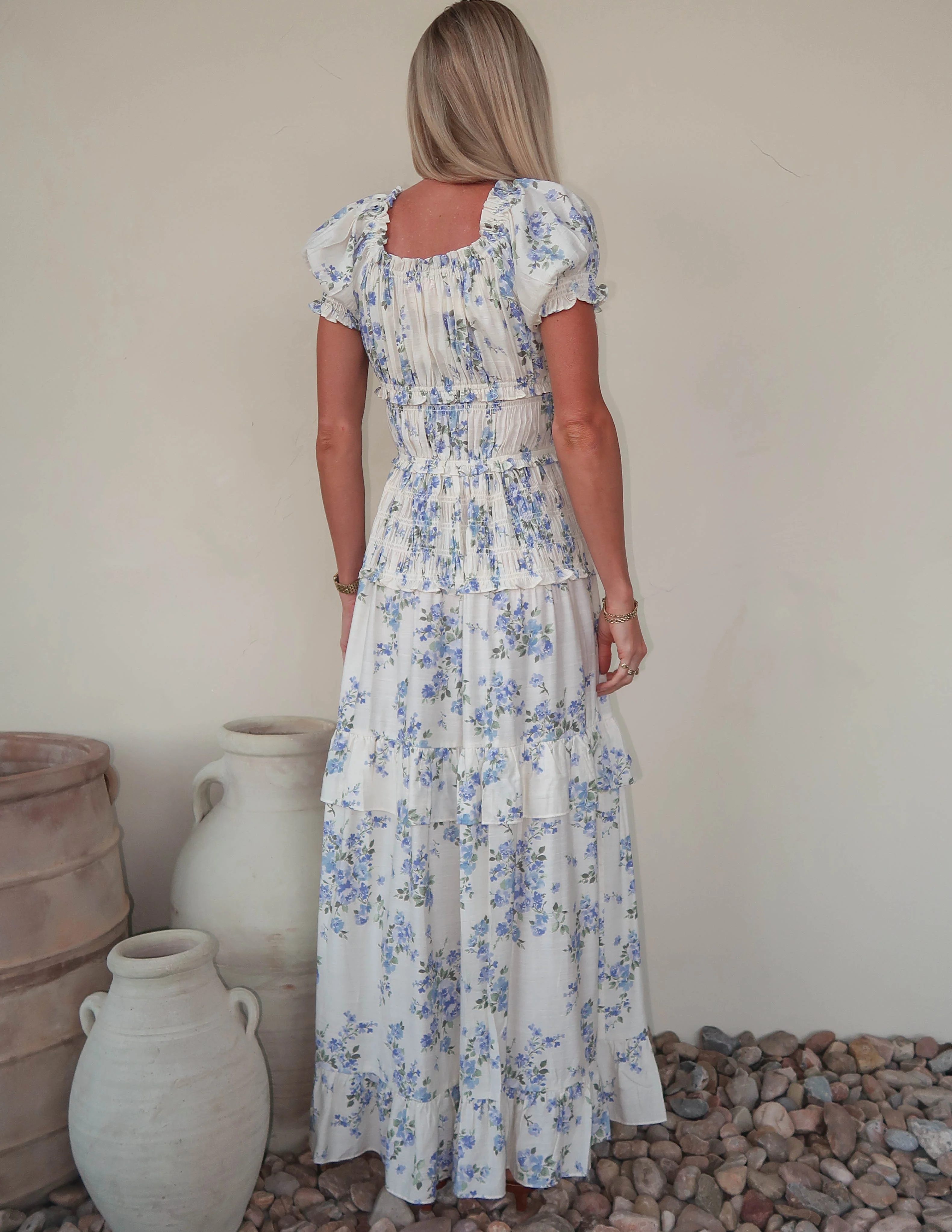 Katy Floral Tiered Dress - Image 4