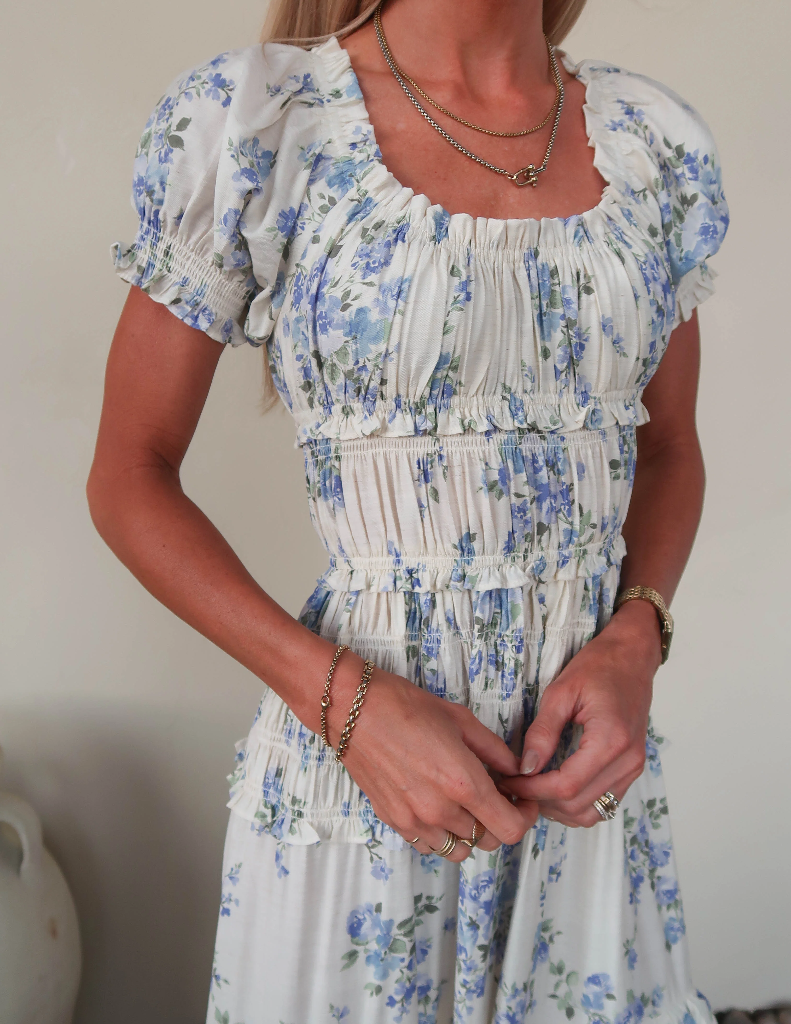 Katy Floral Tiered Dress - Image 5
