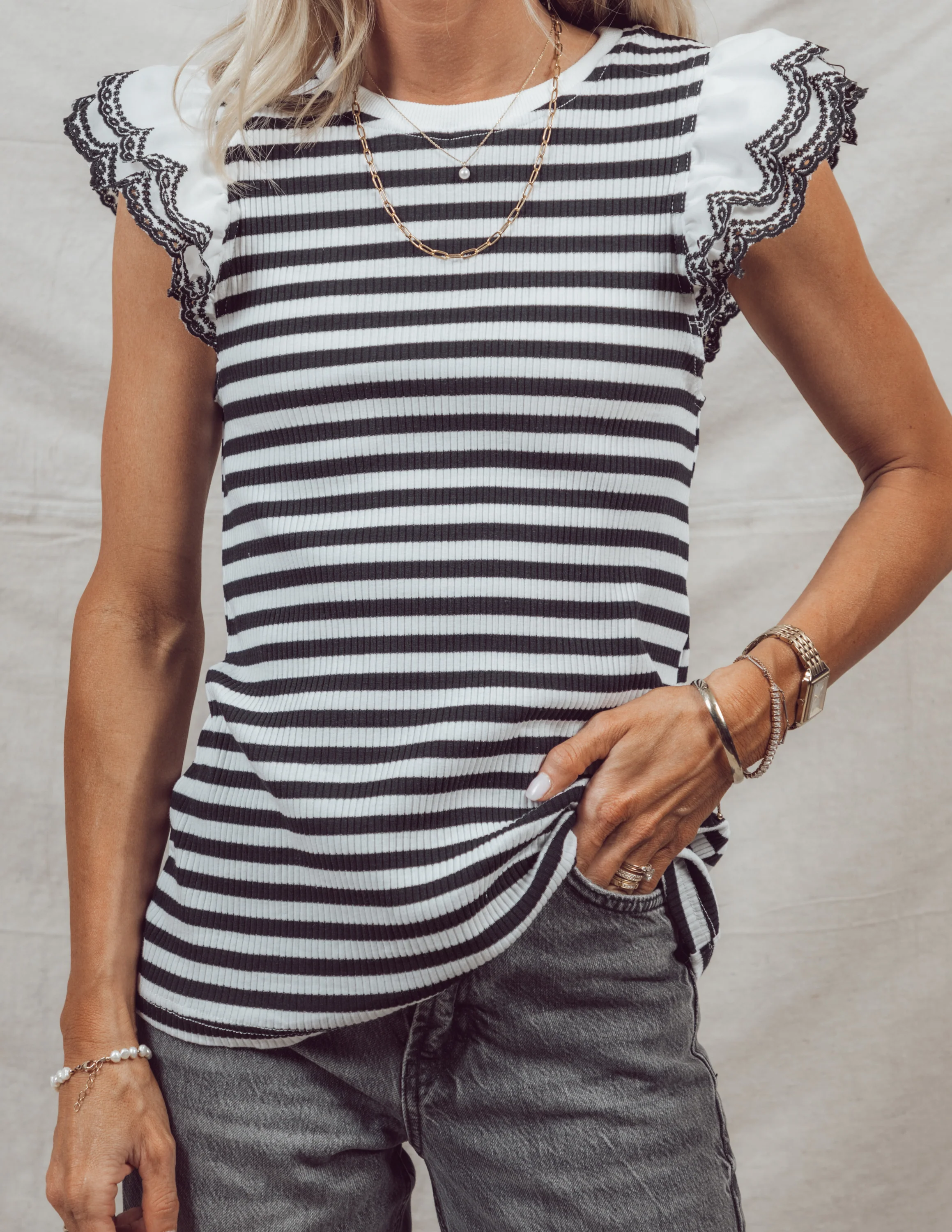 Keagan Striped Top - Image 6