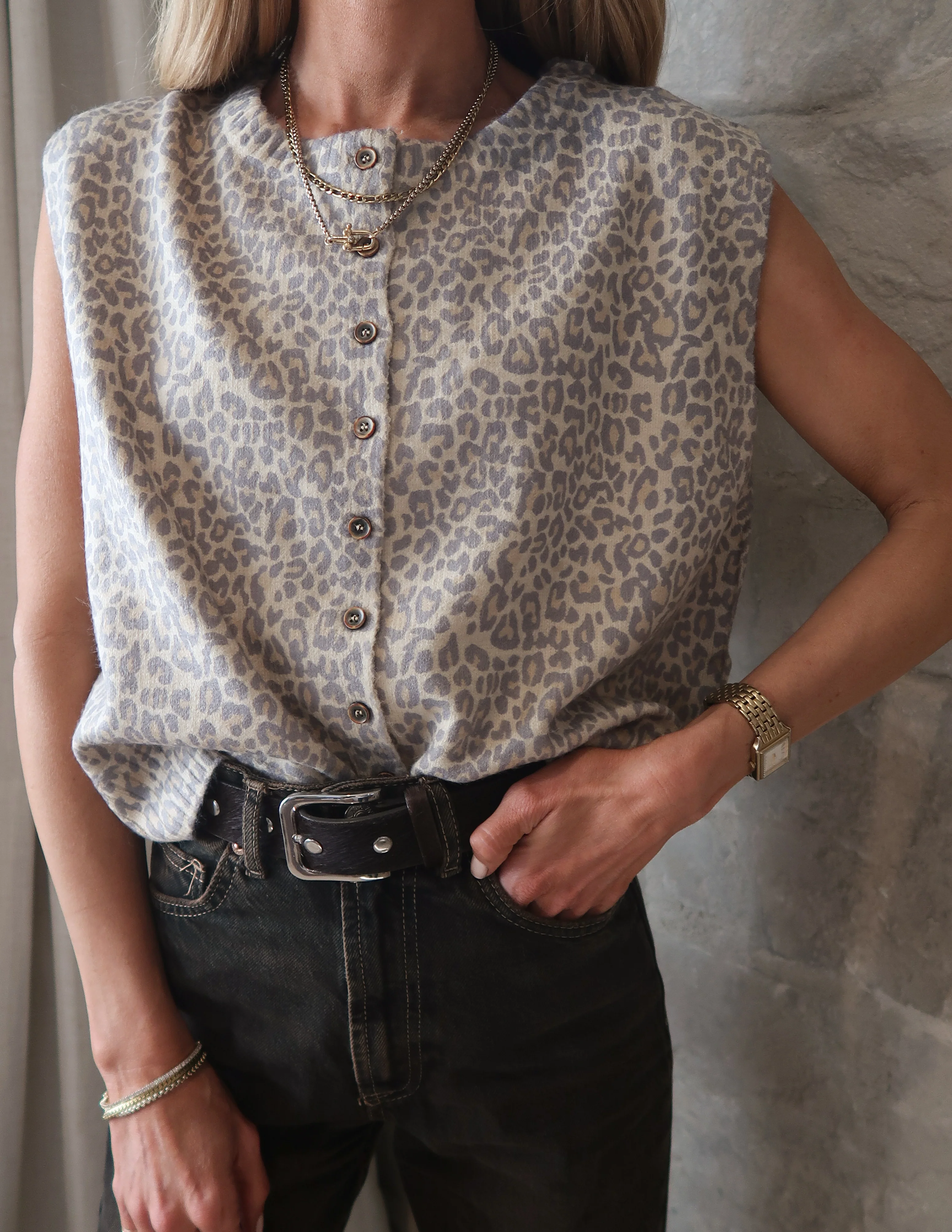 Leopard Luxe Button Up - Image 4