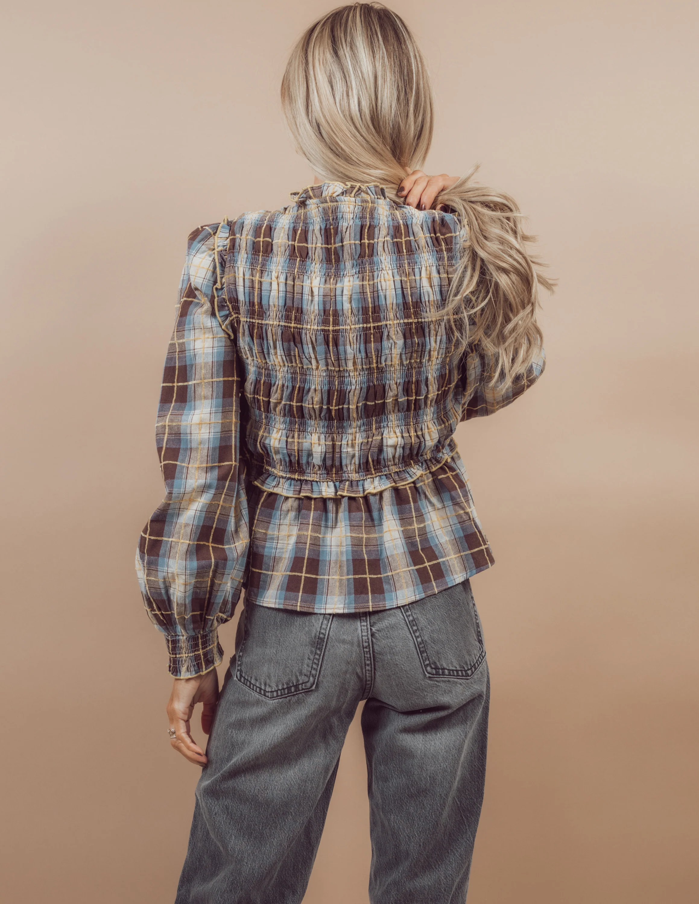 Leticia Plaid Top - Image 4