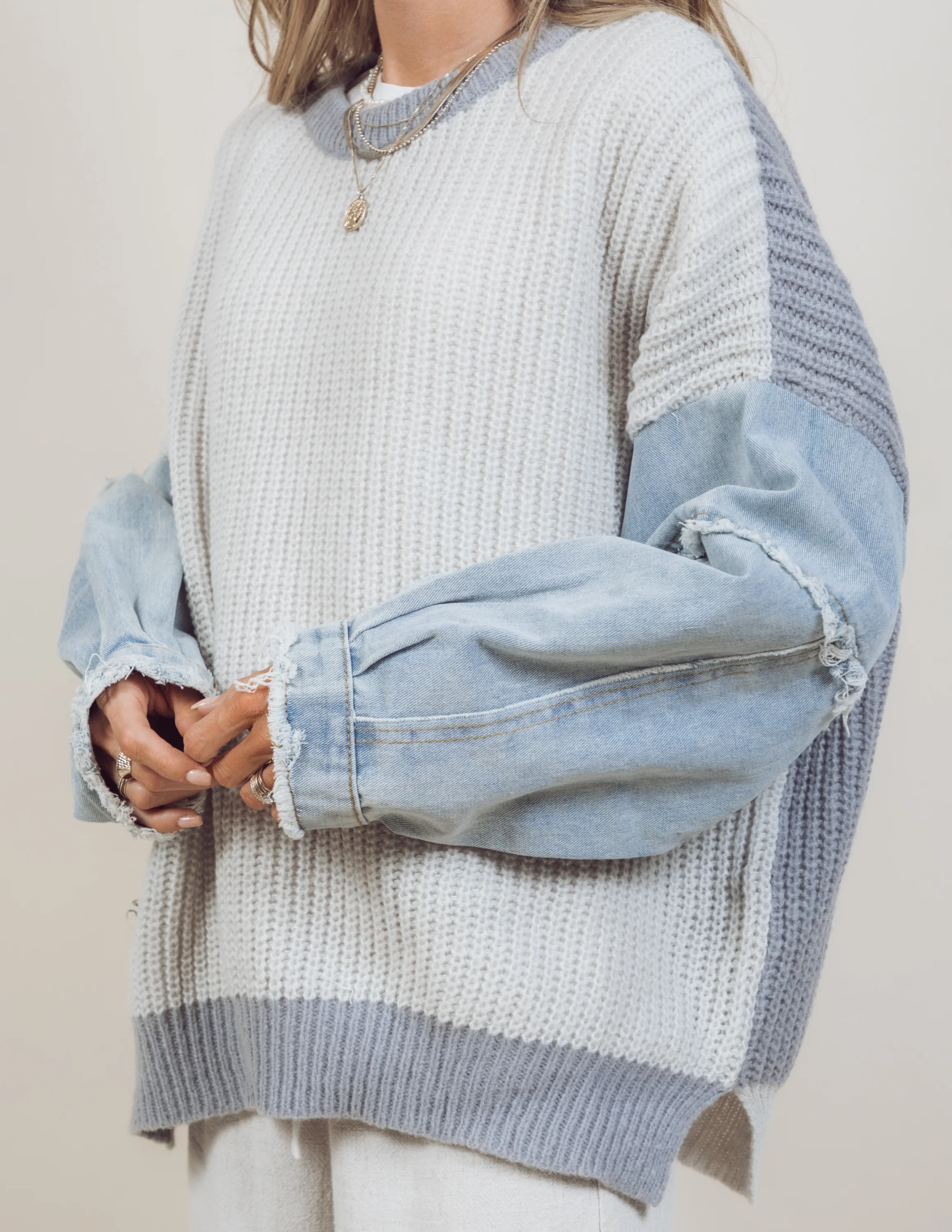 Lyra Denim Sweater - Image 12