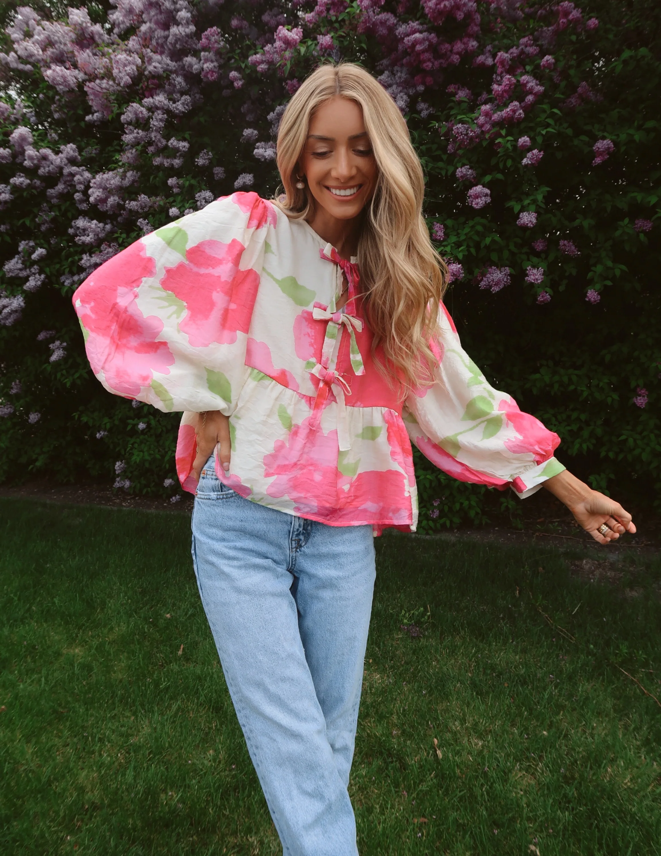 Malia Floral Top - Image 2