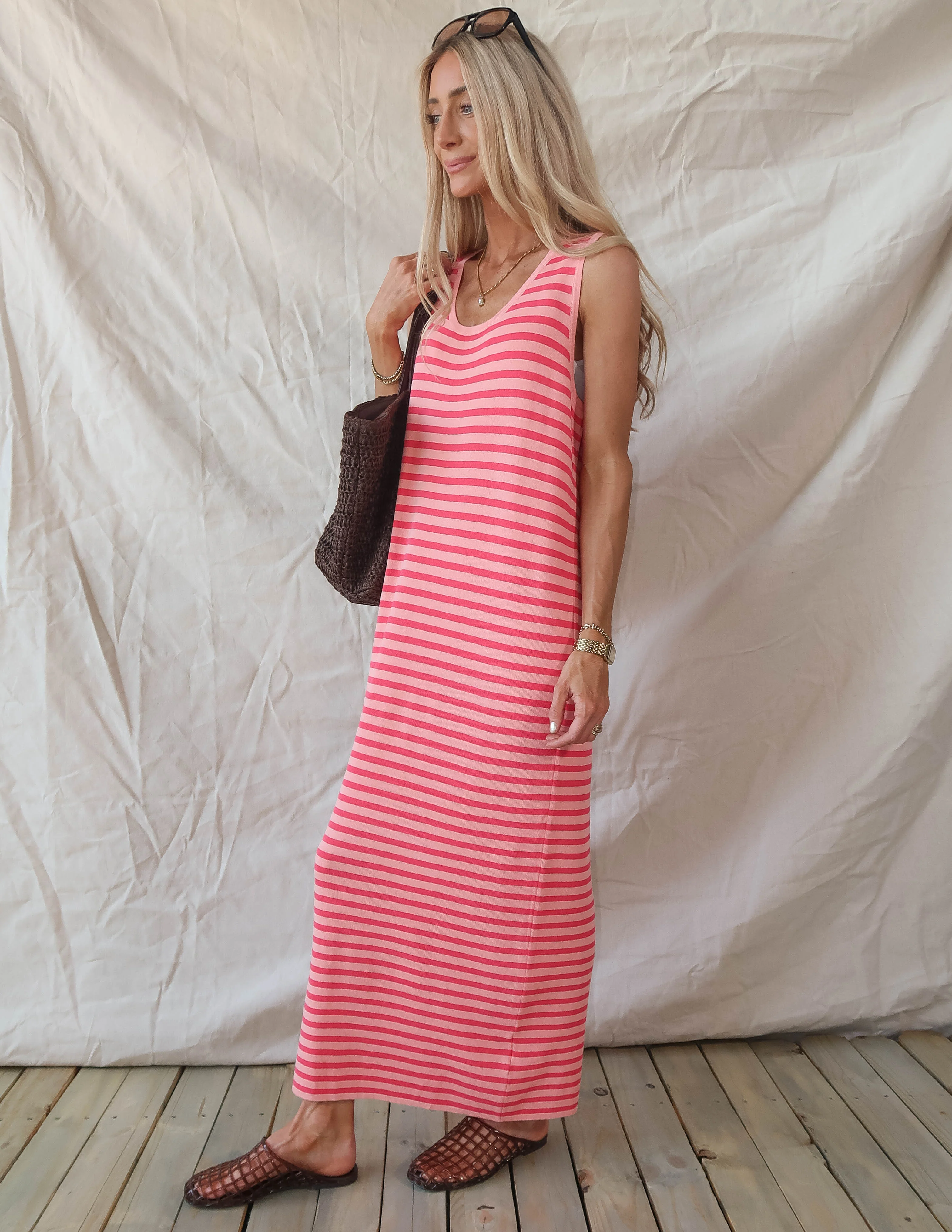Malibu Mornings Striped Dress - Image 3