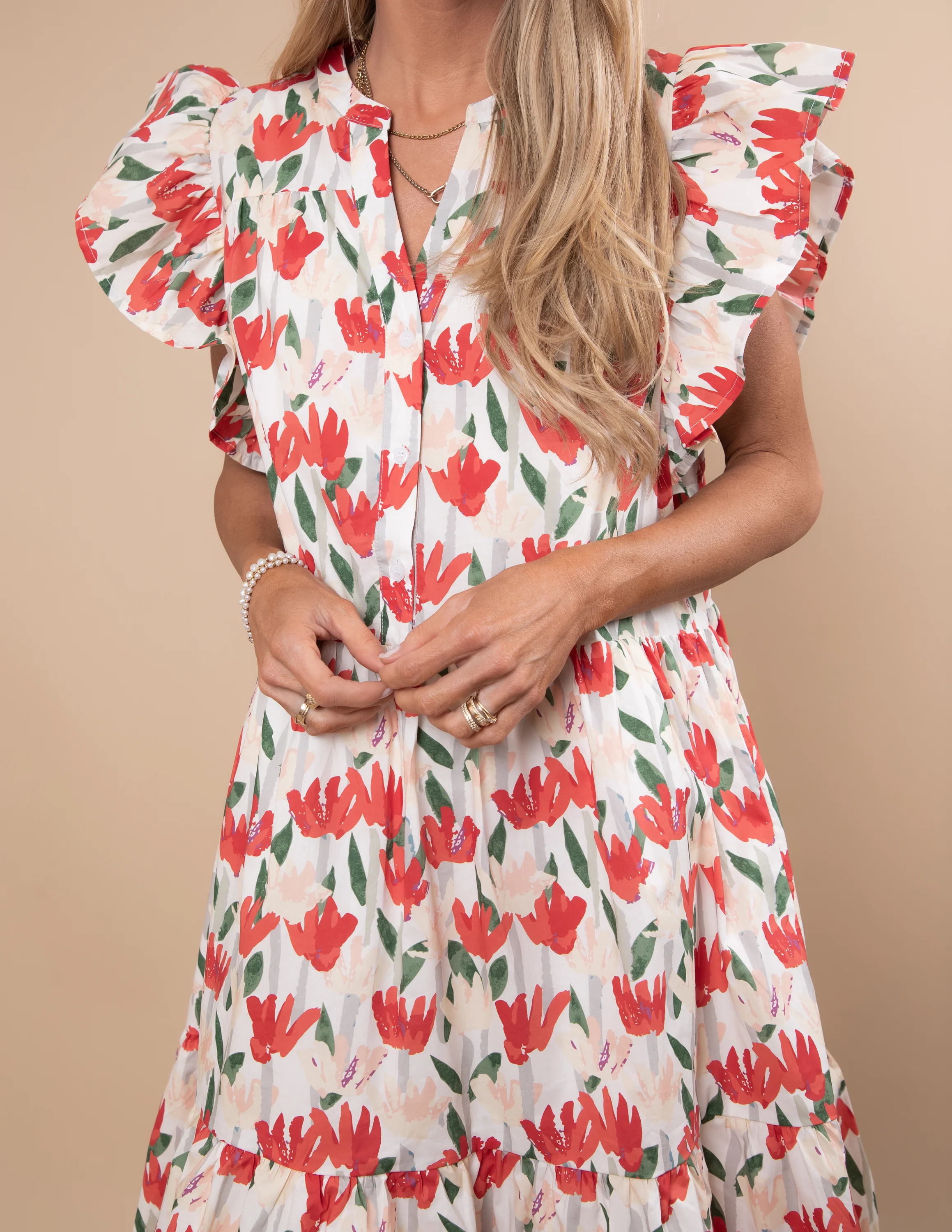 Marian Floral Dress - Image 4