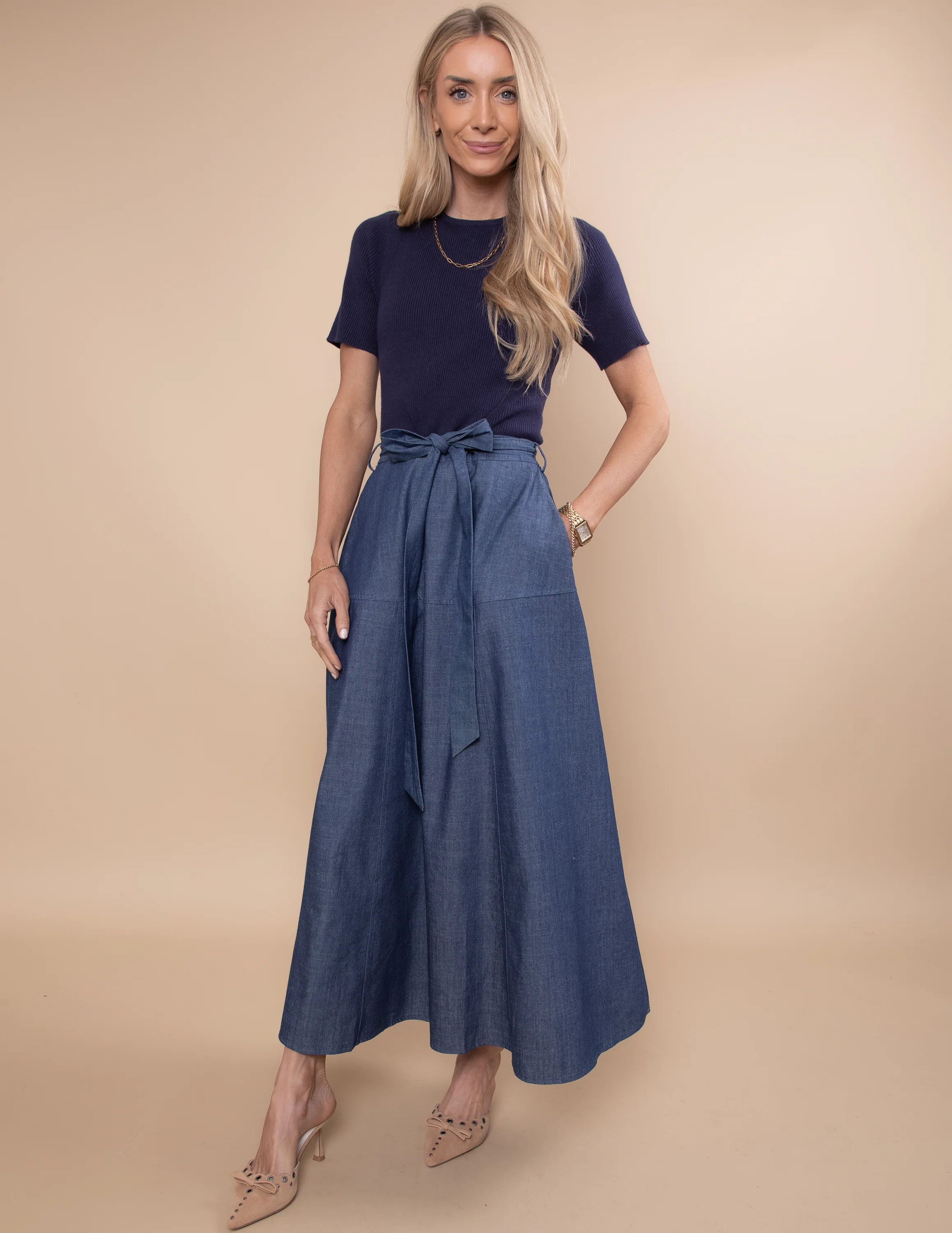 Miranda Denim Dress - Image 9