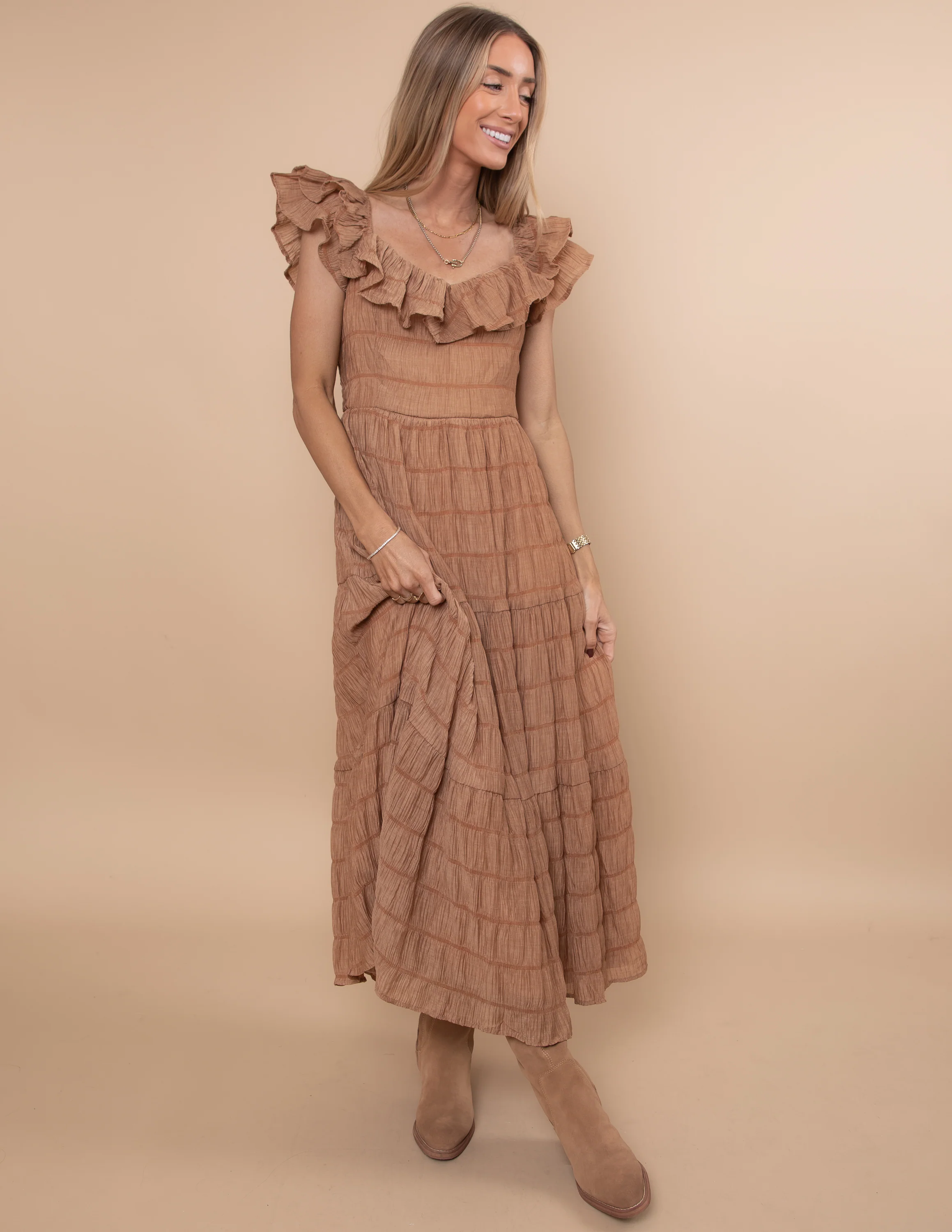 Nerina Textured Dress - Image 7