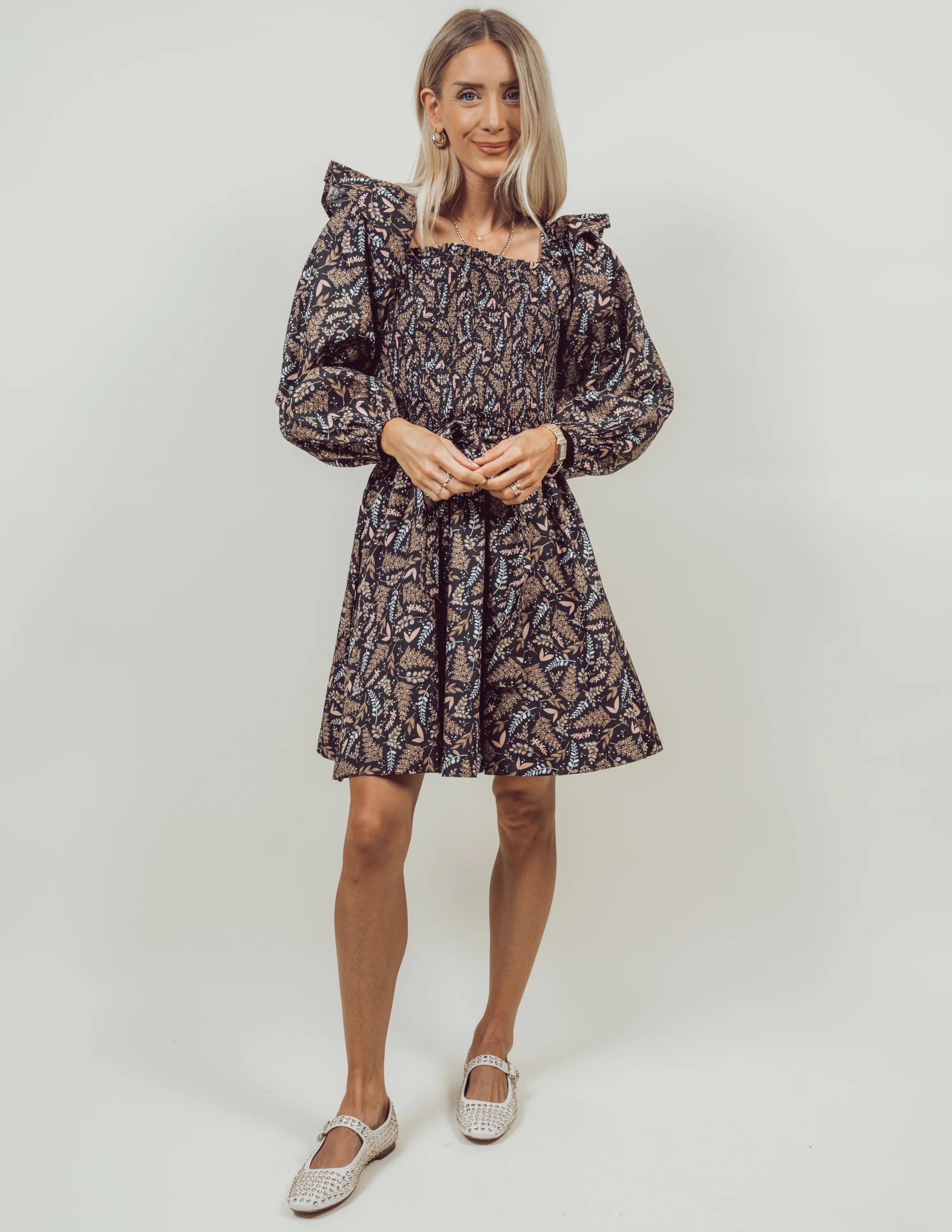 Olivia Printed Dress - Image 7