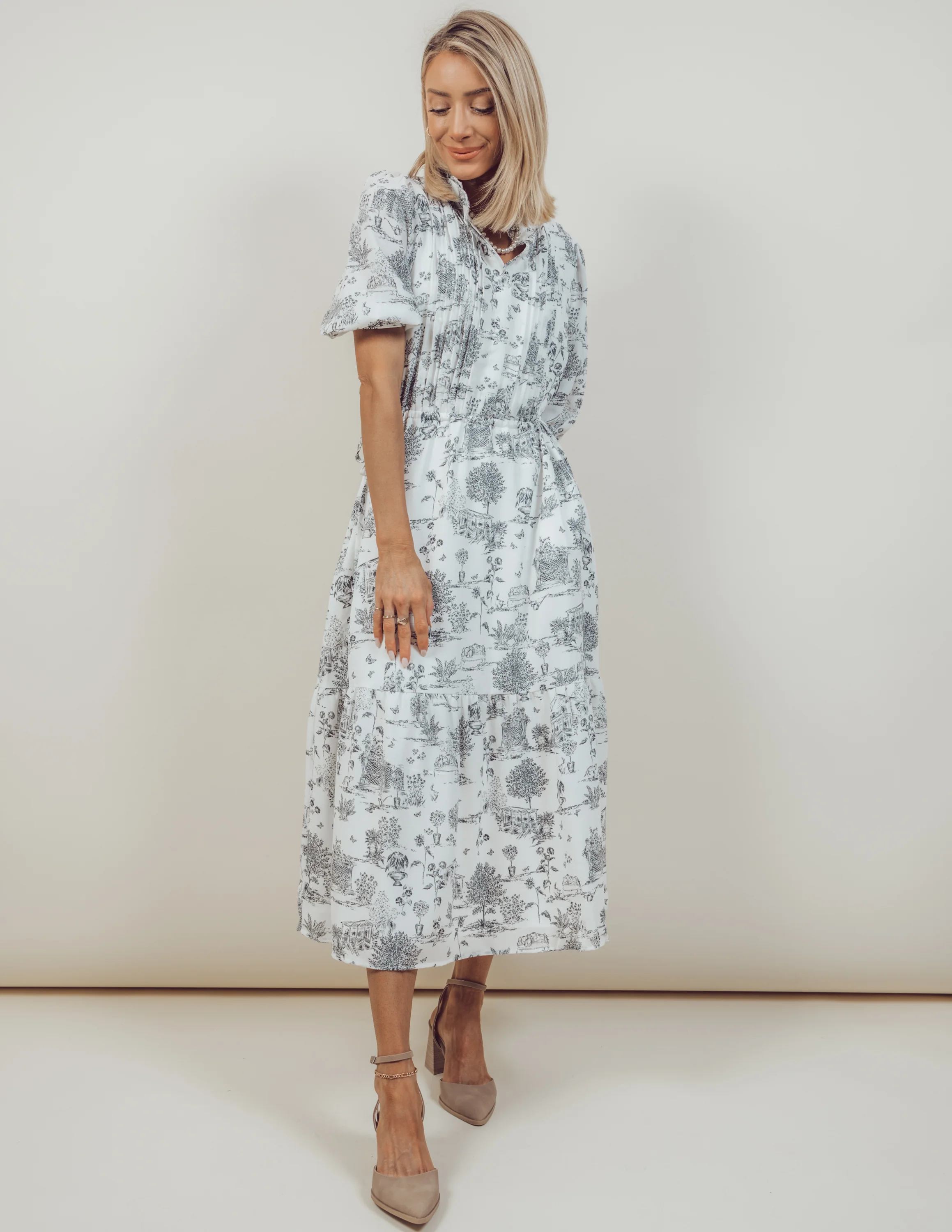 Patio Printed Dress - Image 2