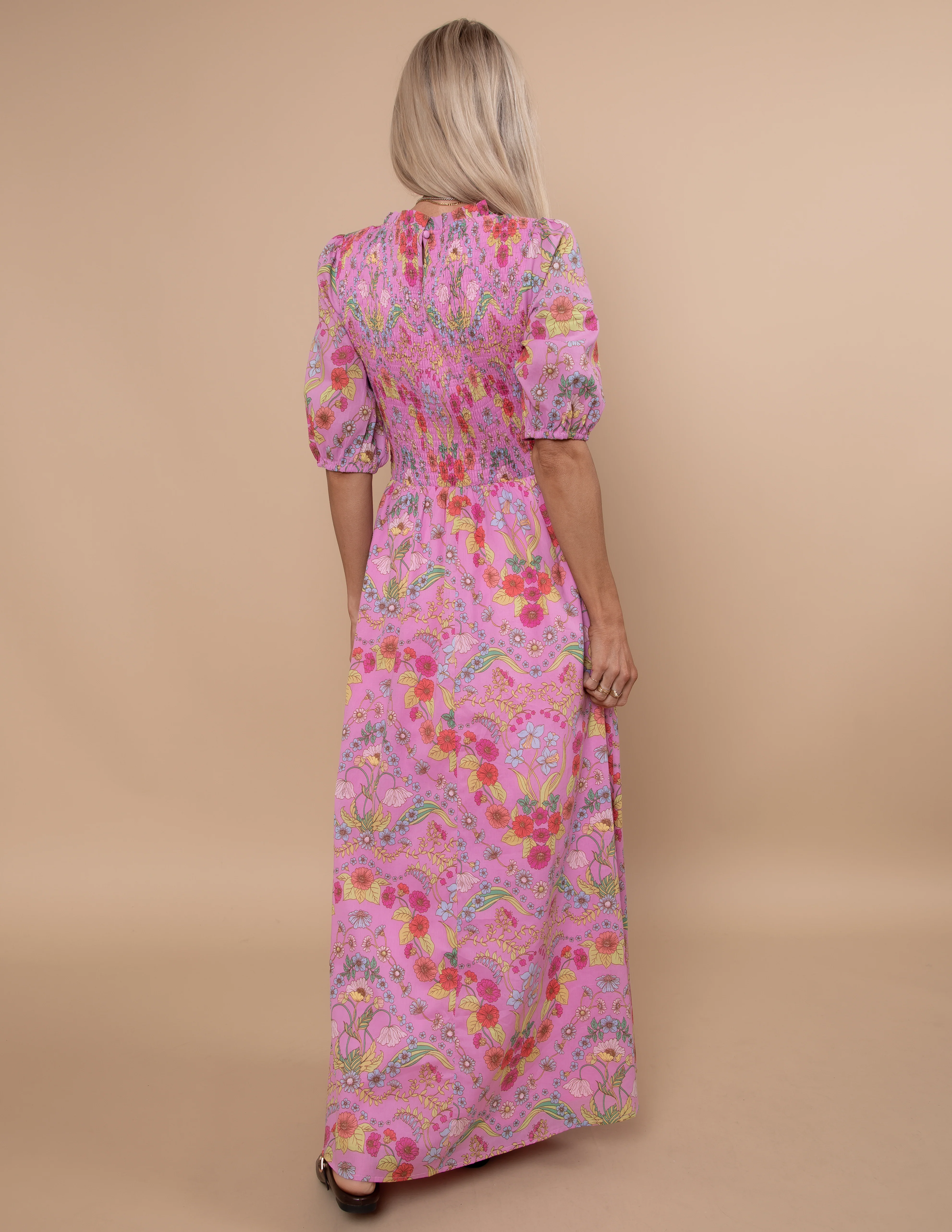 Ramsie Floral Smocked Maxi Dress - Image 5
