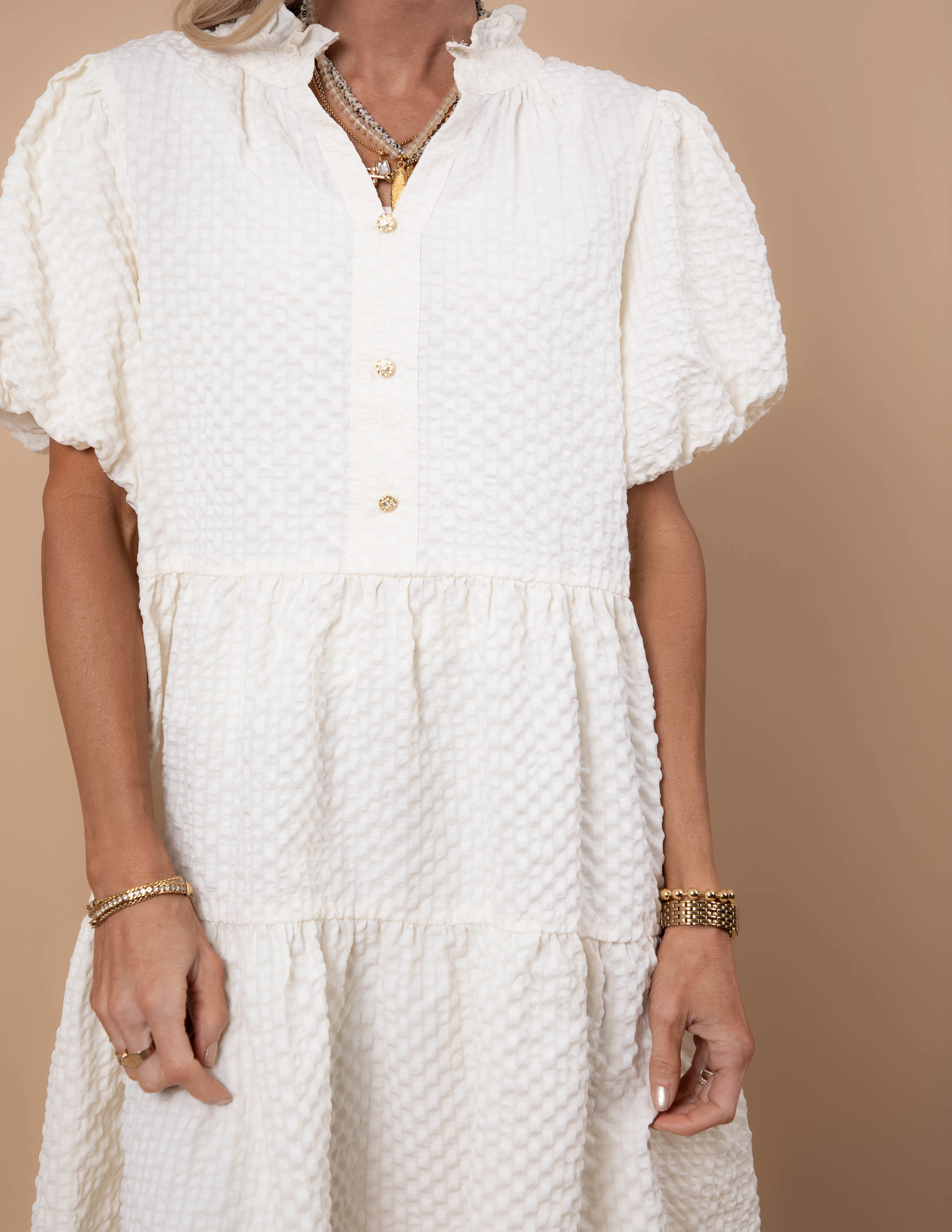 Saylor Seersucker Dress - Image 3