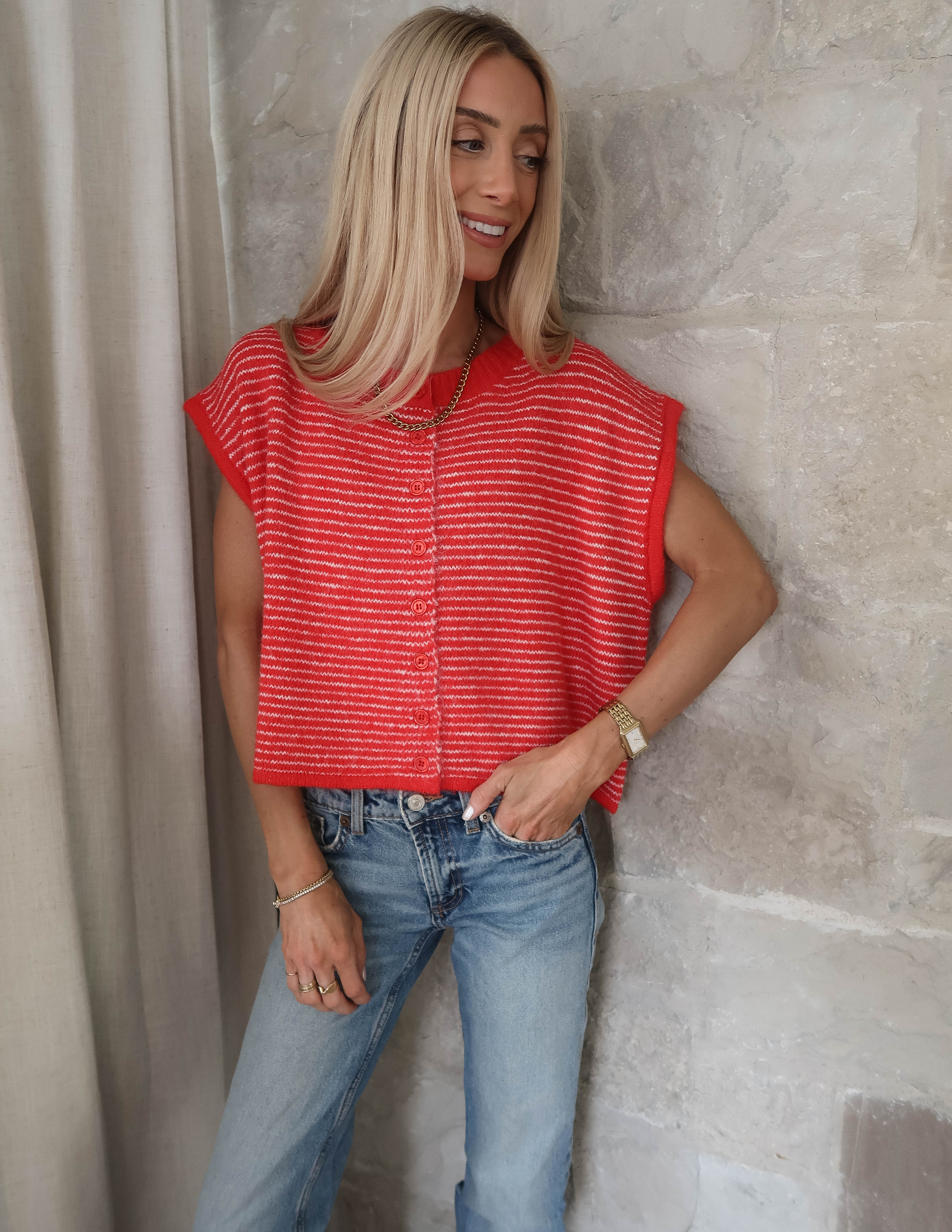 Soft Days Striped Top - Image 4