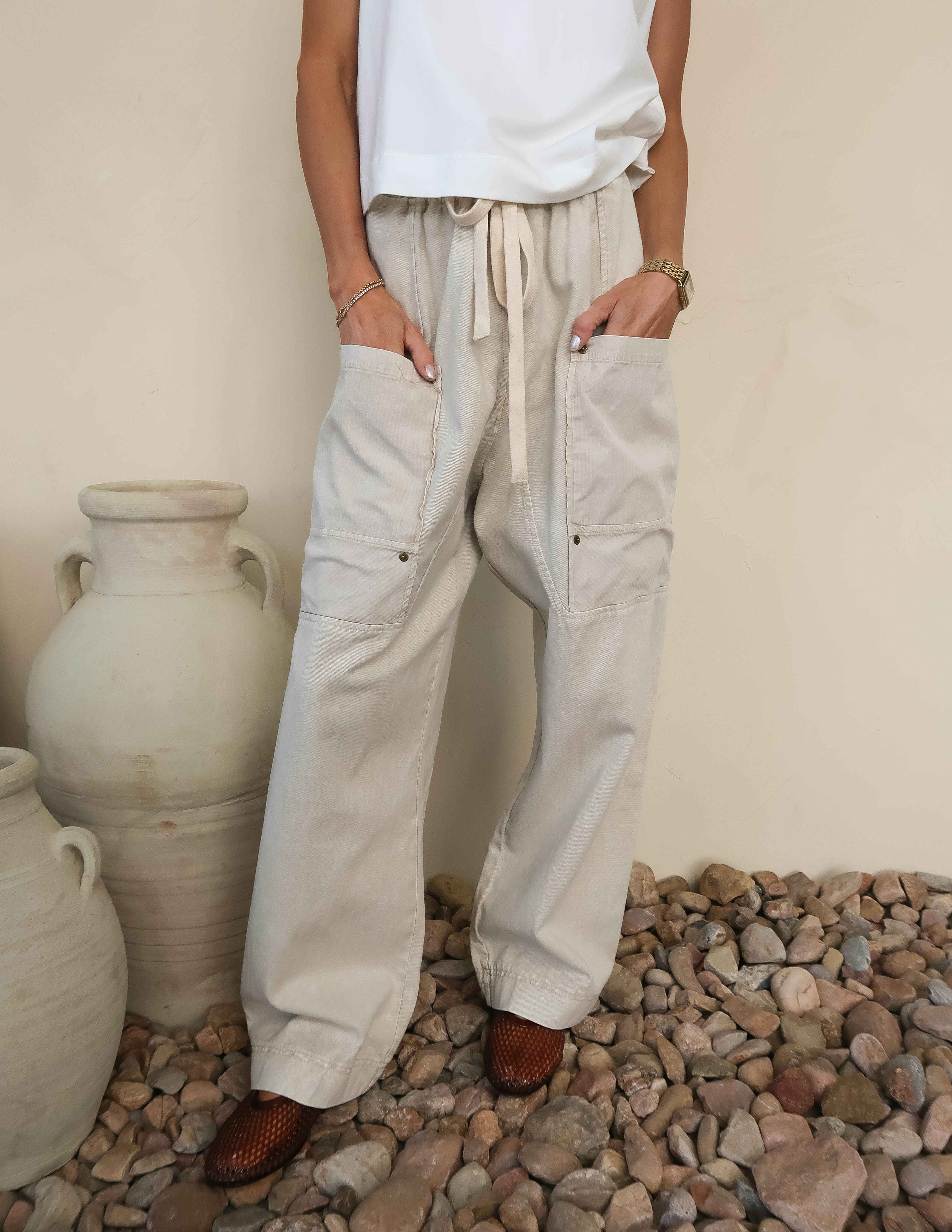 Soft Dune Drawstring Pants - Image 7