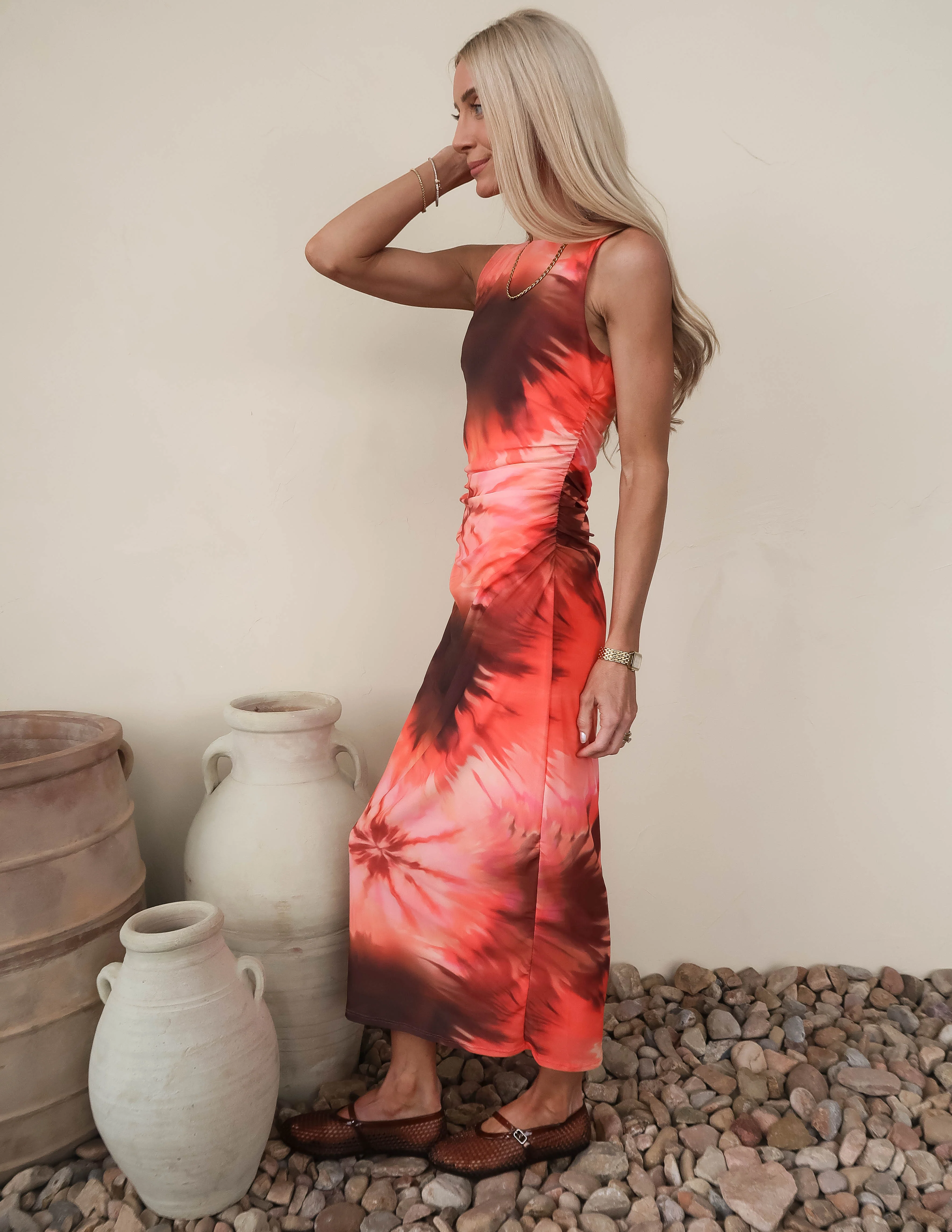Solar Flare Mesh Dress - Image 4