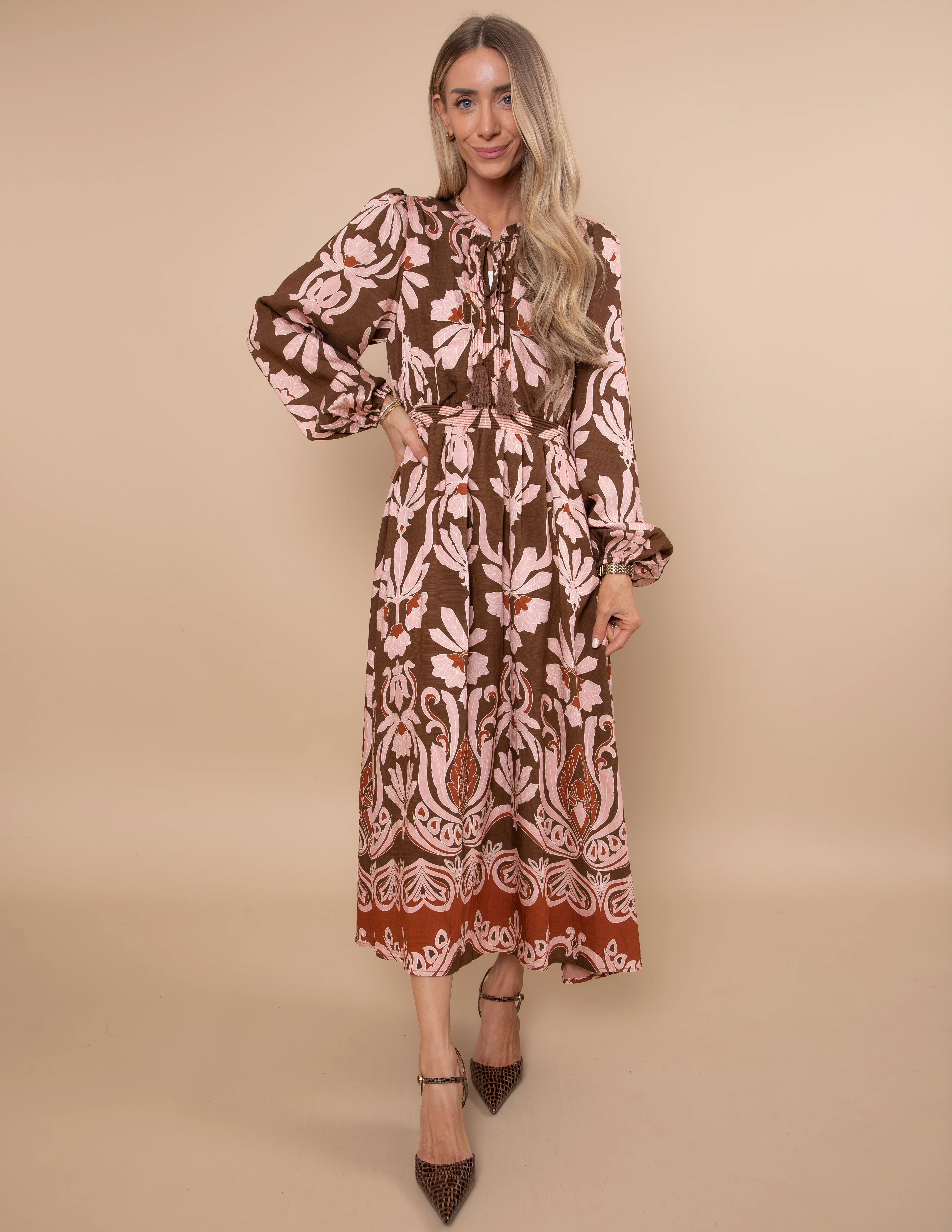 Storybook Floral Midi Dress - Image 6