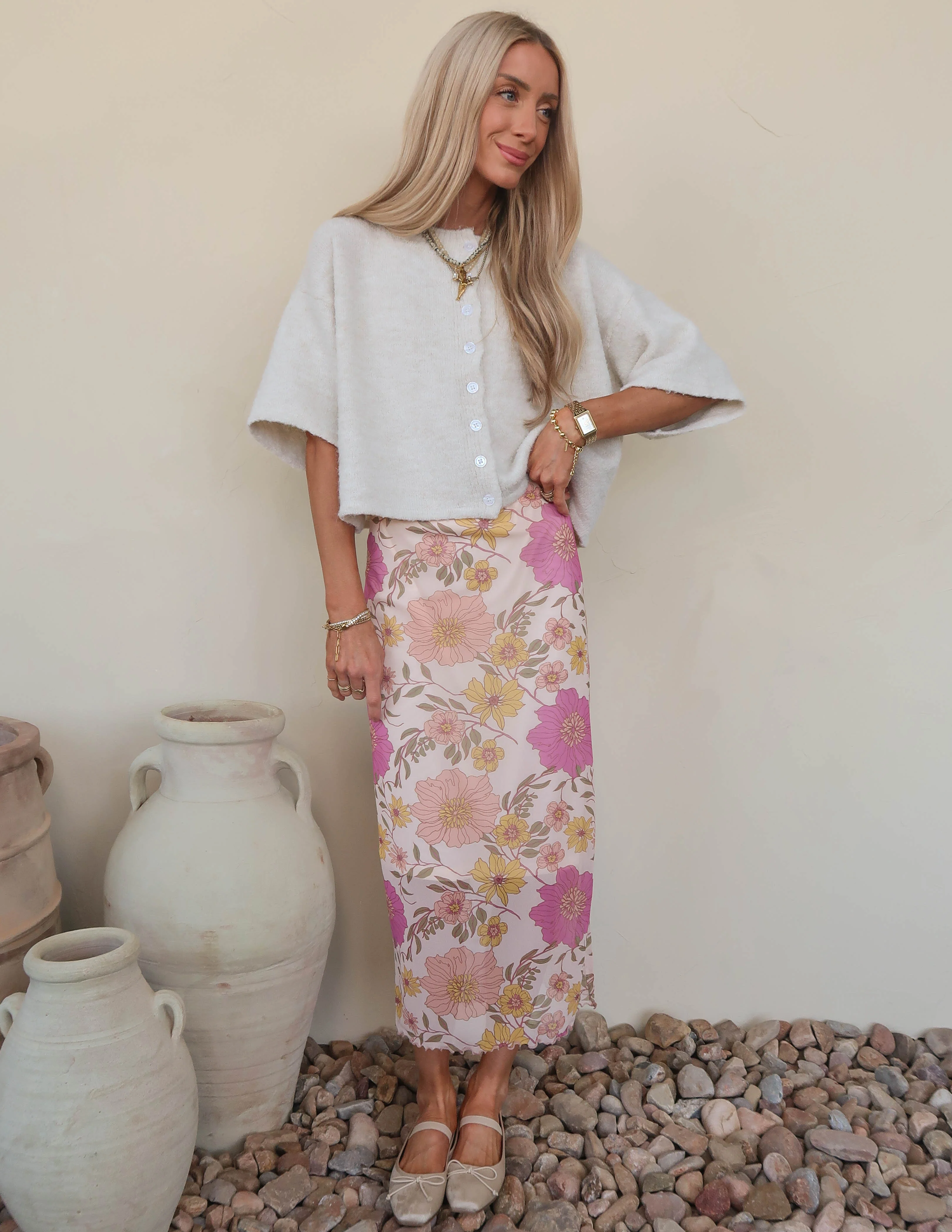 Susie Floral Mesh Skirt - Image 3