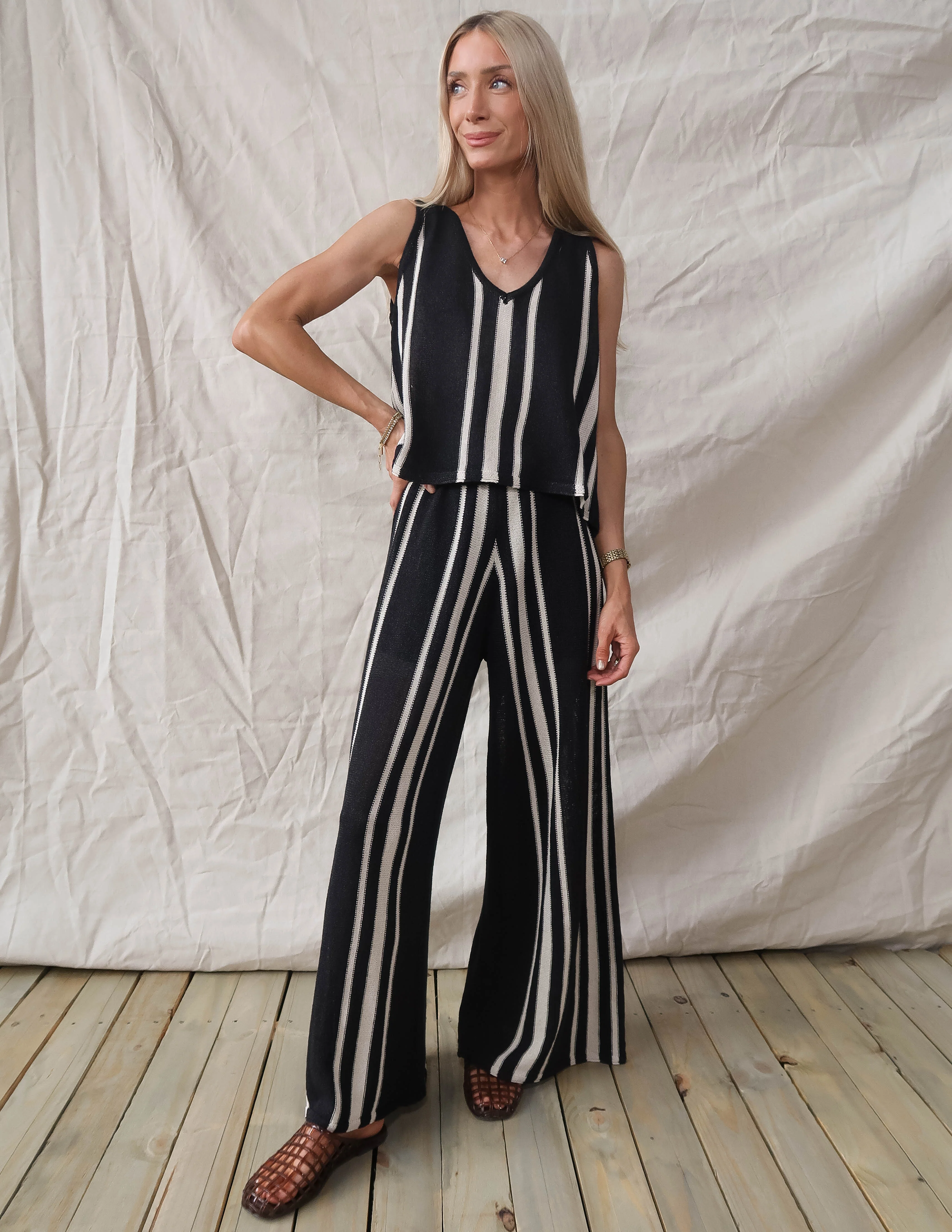 Valence Striped Pants - Image 2